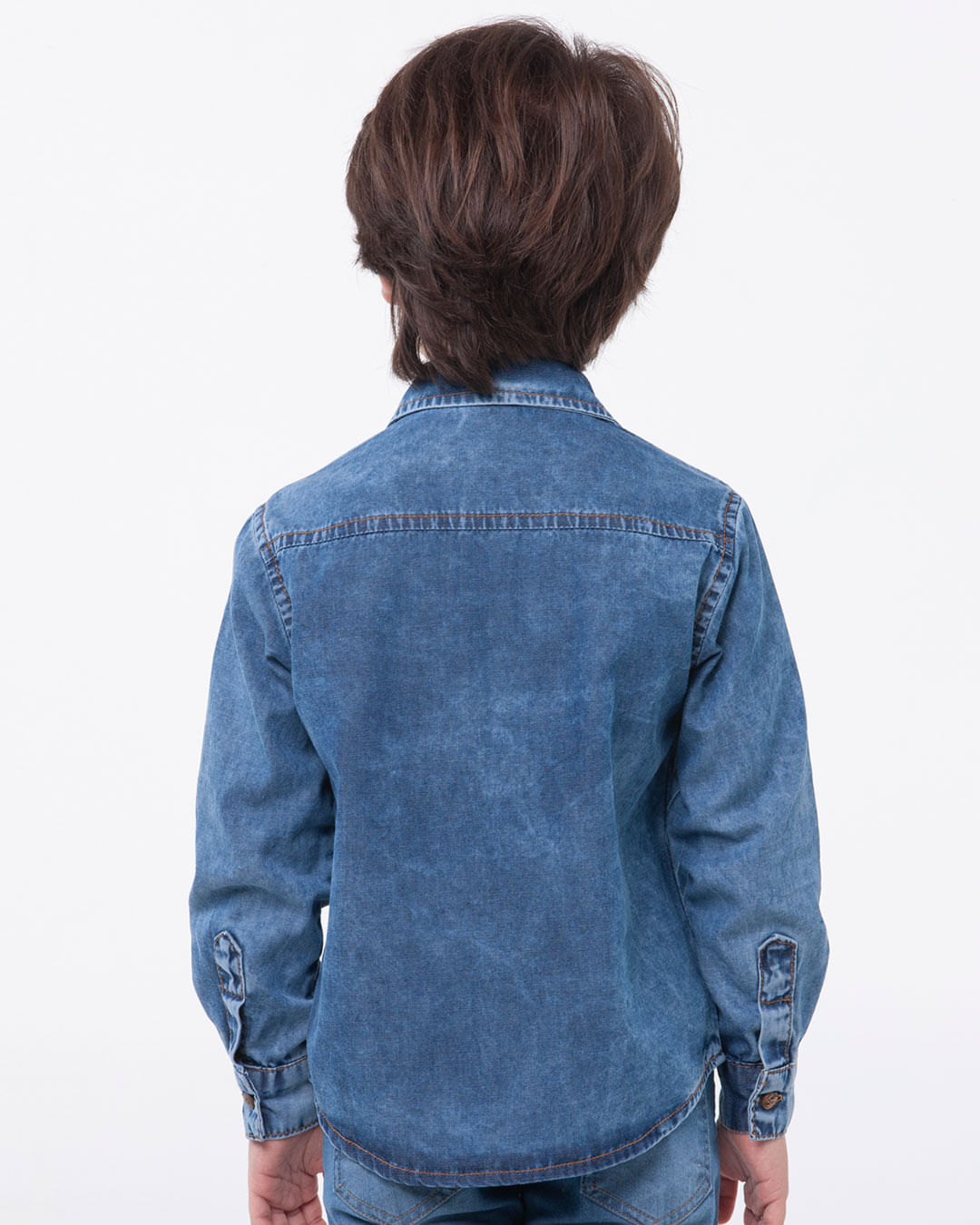 Camisa-Jeans-Infantil-Manga-Longa-Forro-Estampado-Azul