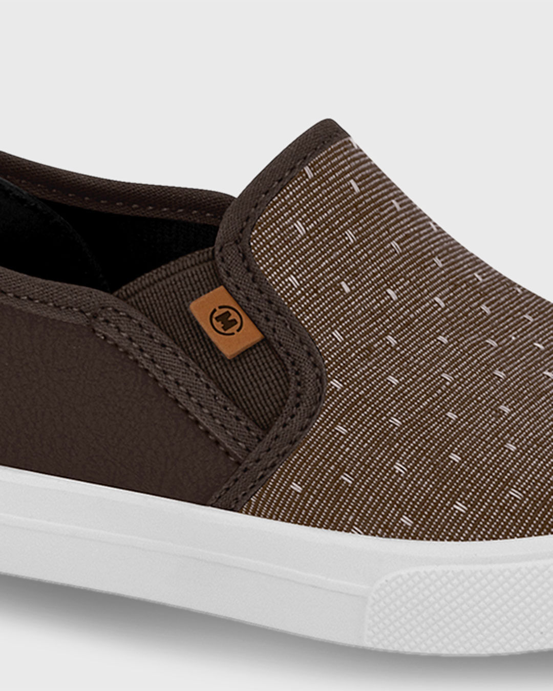 Tenis-Infantil-Slip-On-Padronagem-Molekinho-Marrom