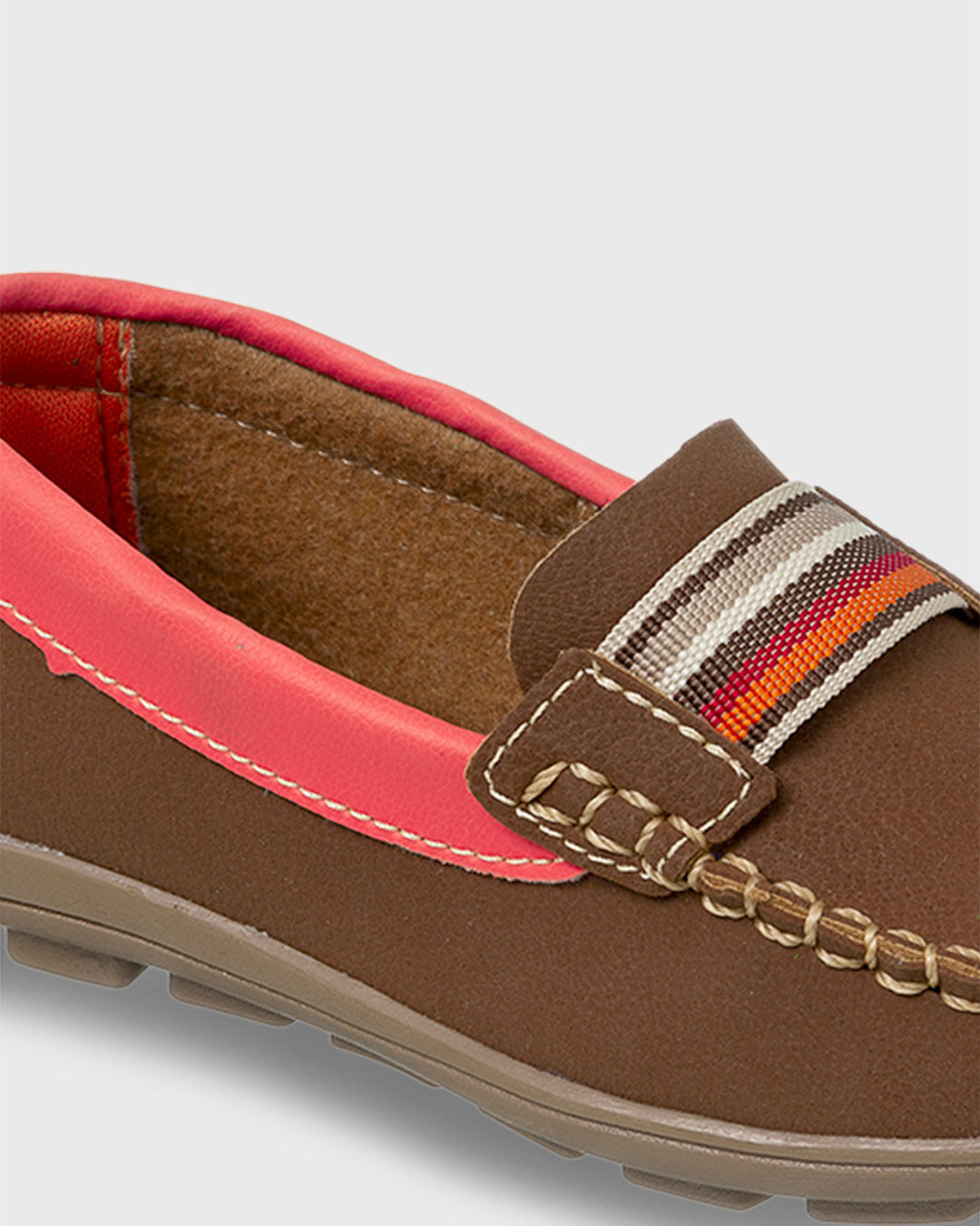 Sapato-Mocassim-Infantil-Listras-Marrom