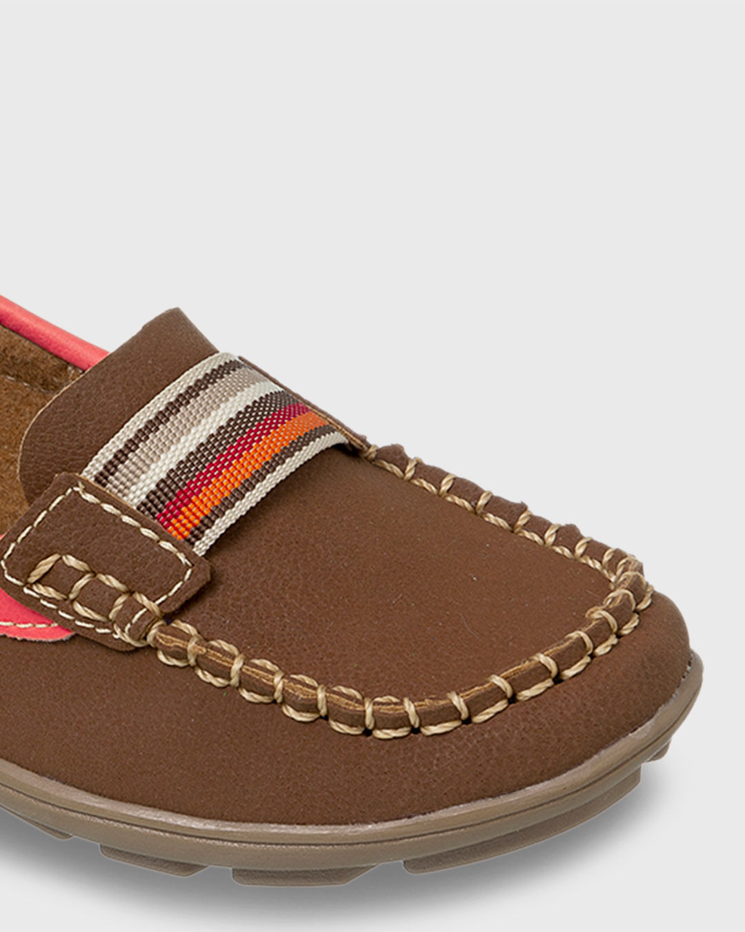 Sapato-Mocassim-Infantil-Listras-Marrom