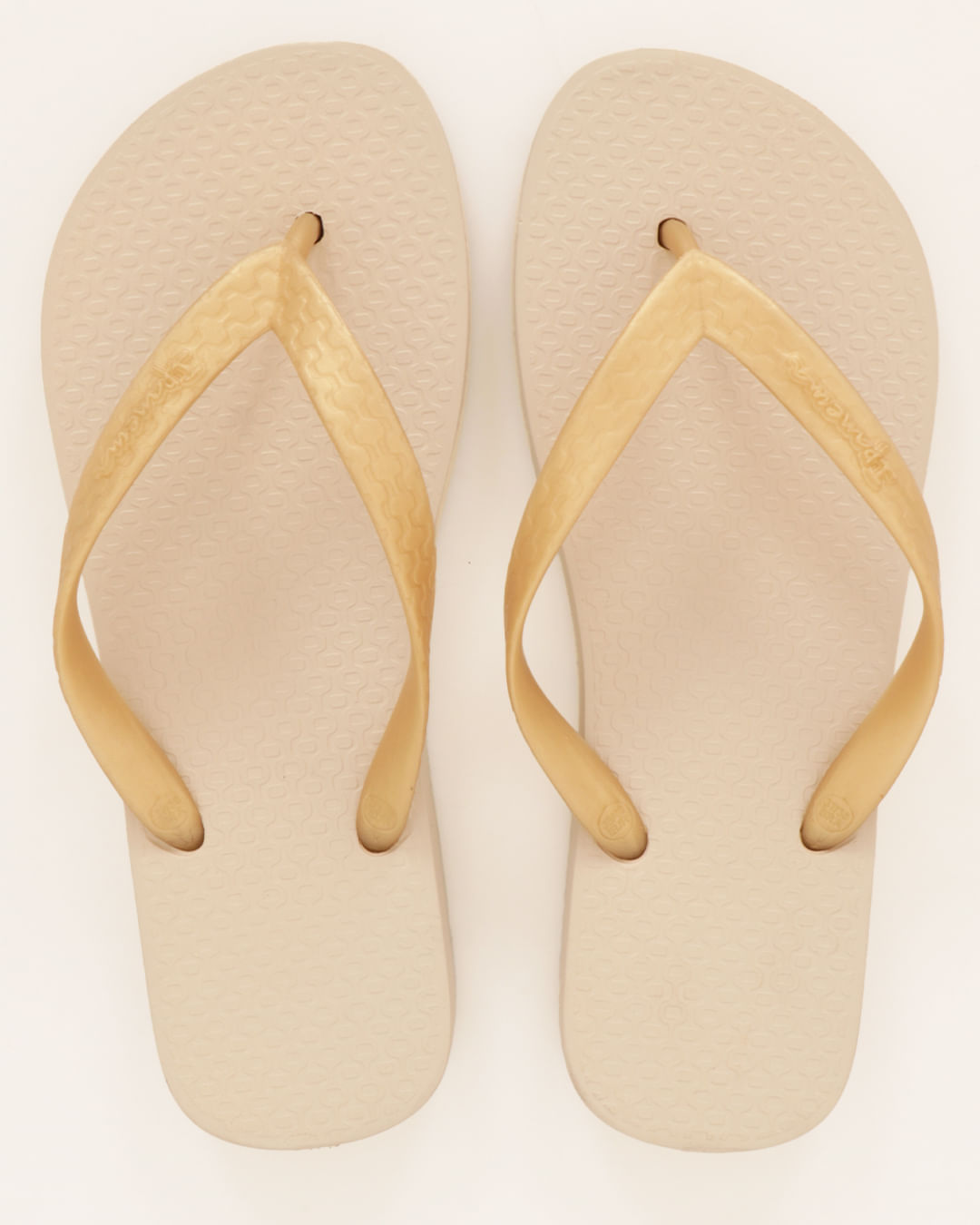 Chinelo-Feminino-Ipanema-Bege-Ouro