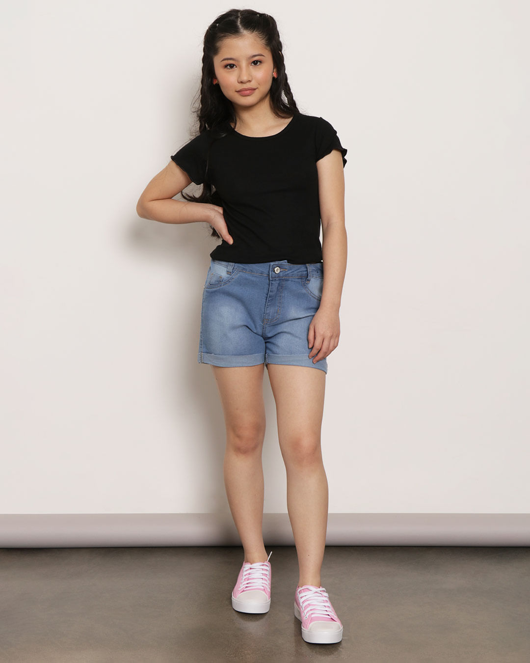 Short-Jeans-Juvenil-Barra-Dobrada-Azul