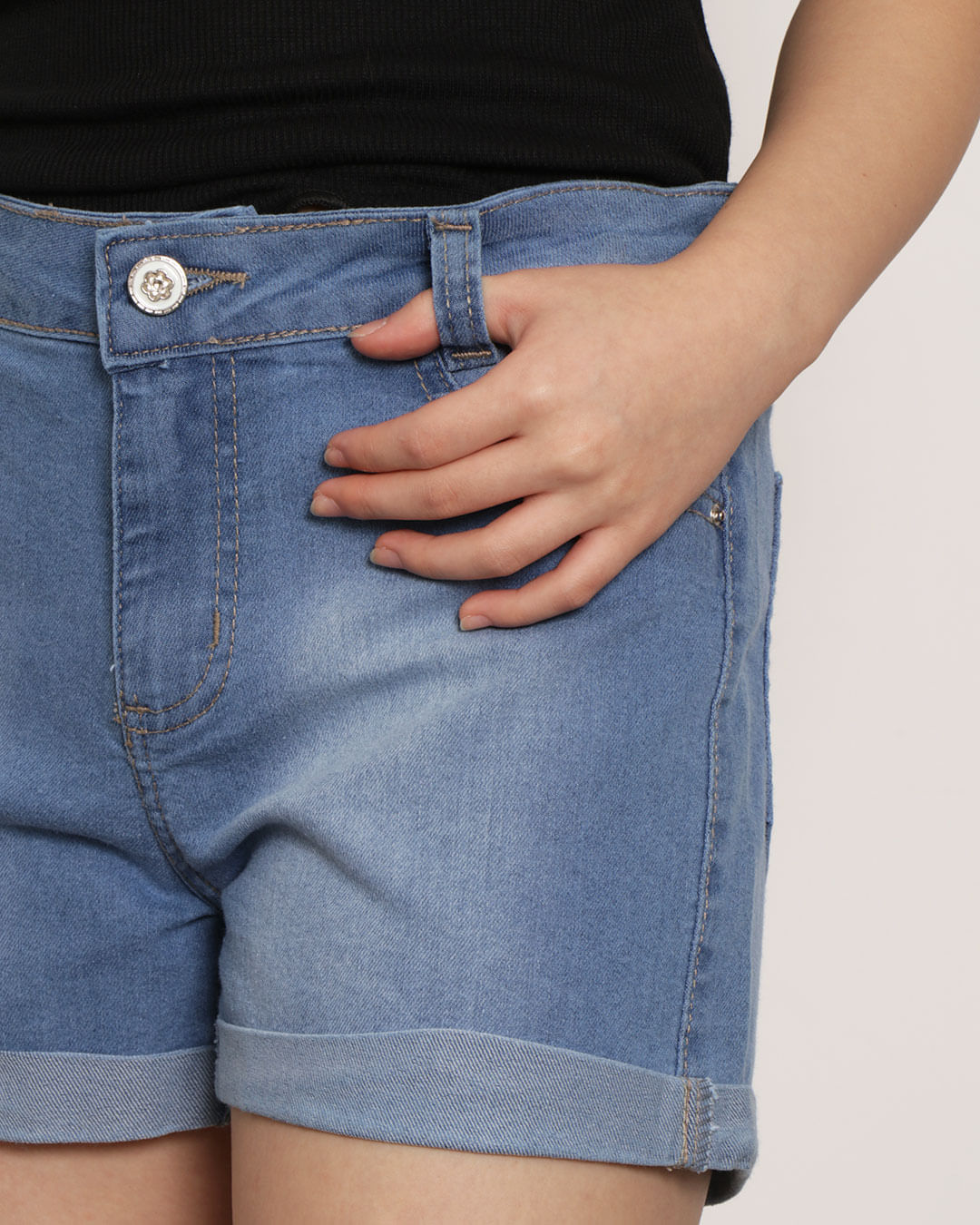 Short-Jeans-Juvenil-Barra-Dobrada-Azul