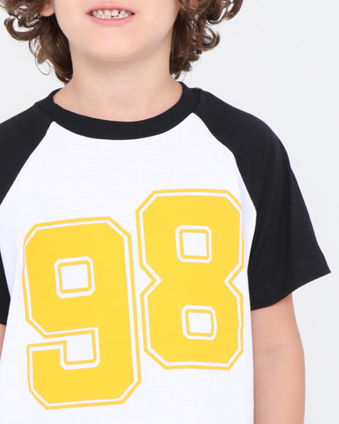 Camiseta-Infantil-Raglan-College-Branca
