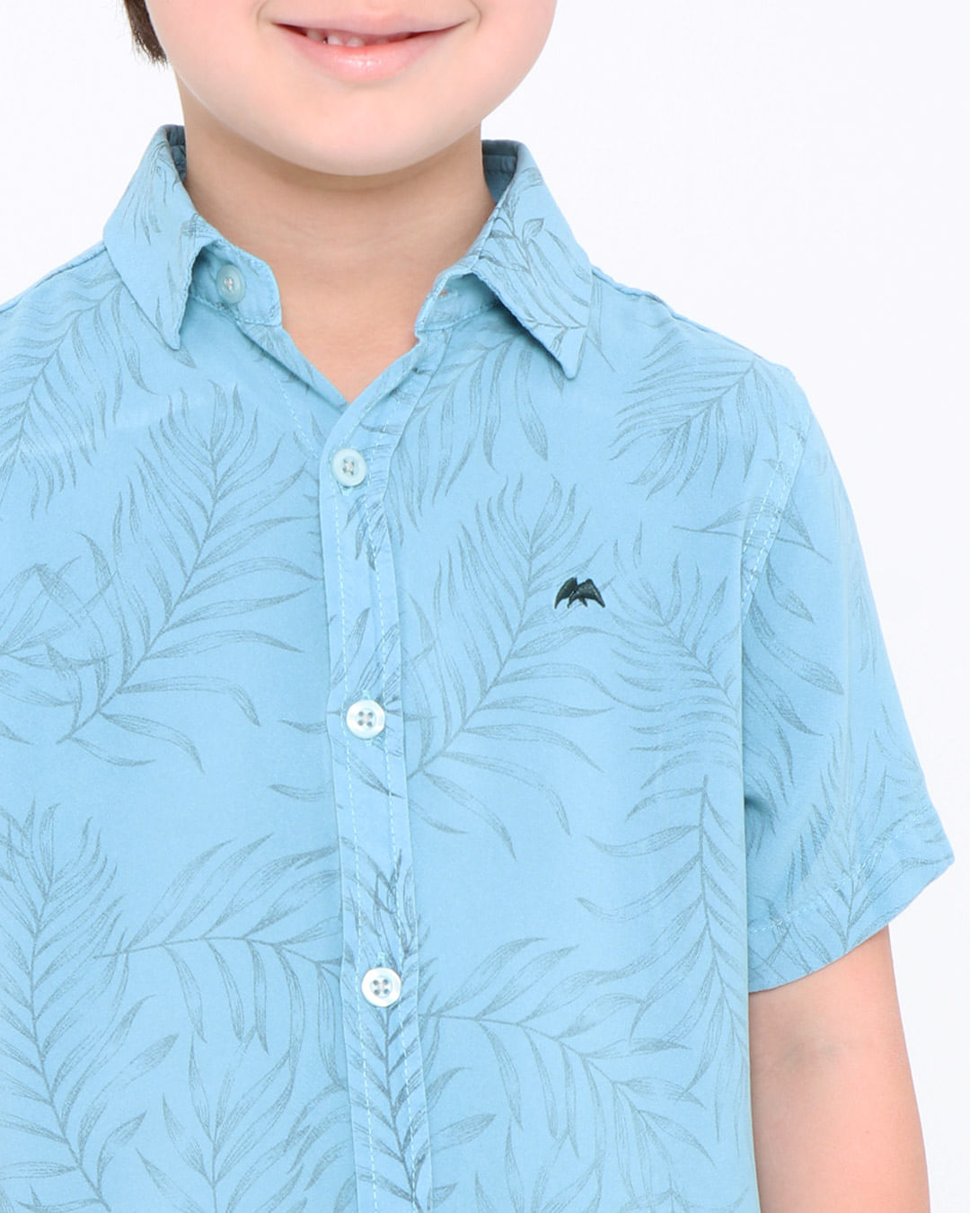 Camisa-Infantil-Leve-Floral-Azul