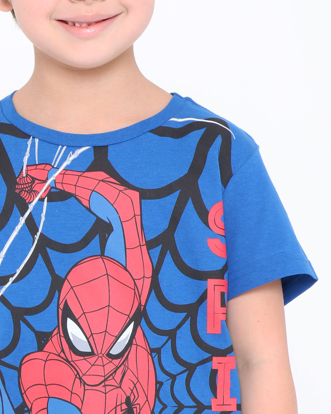 Camiseta-Infantil-Homem-Aranha-Marvel-Azul