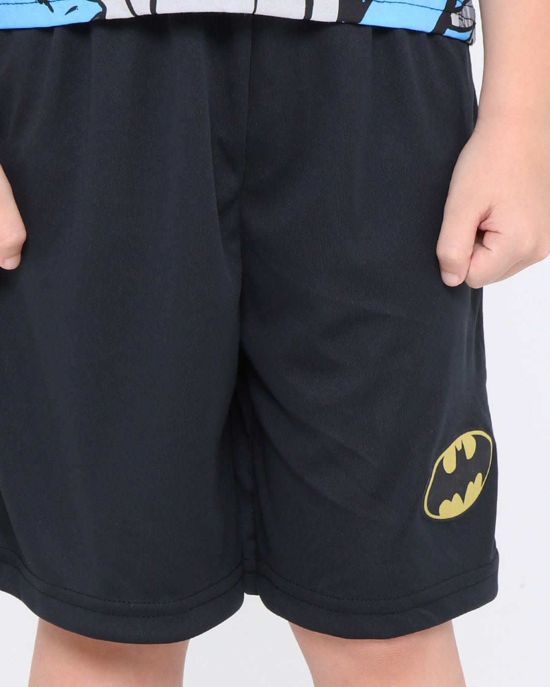 Short-Infantil-Batman-Liga-Da-Justica-Preto
