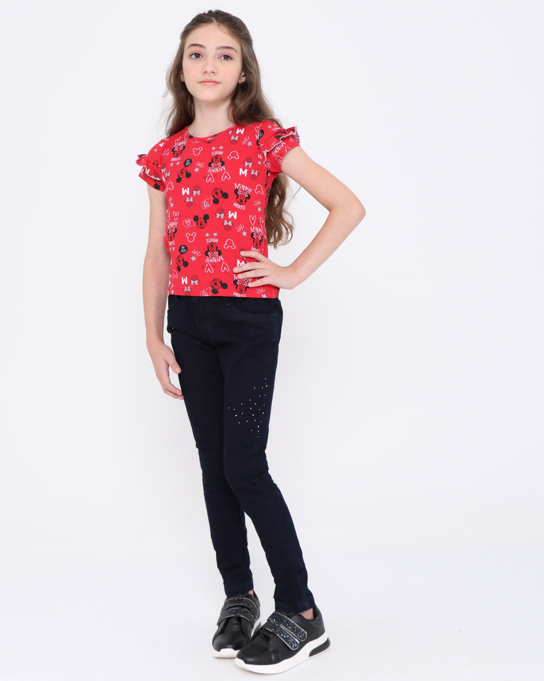 Calca-Jeans-Infantil-Skinny-Strass-Azul-Escuro