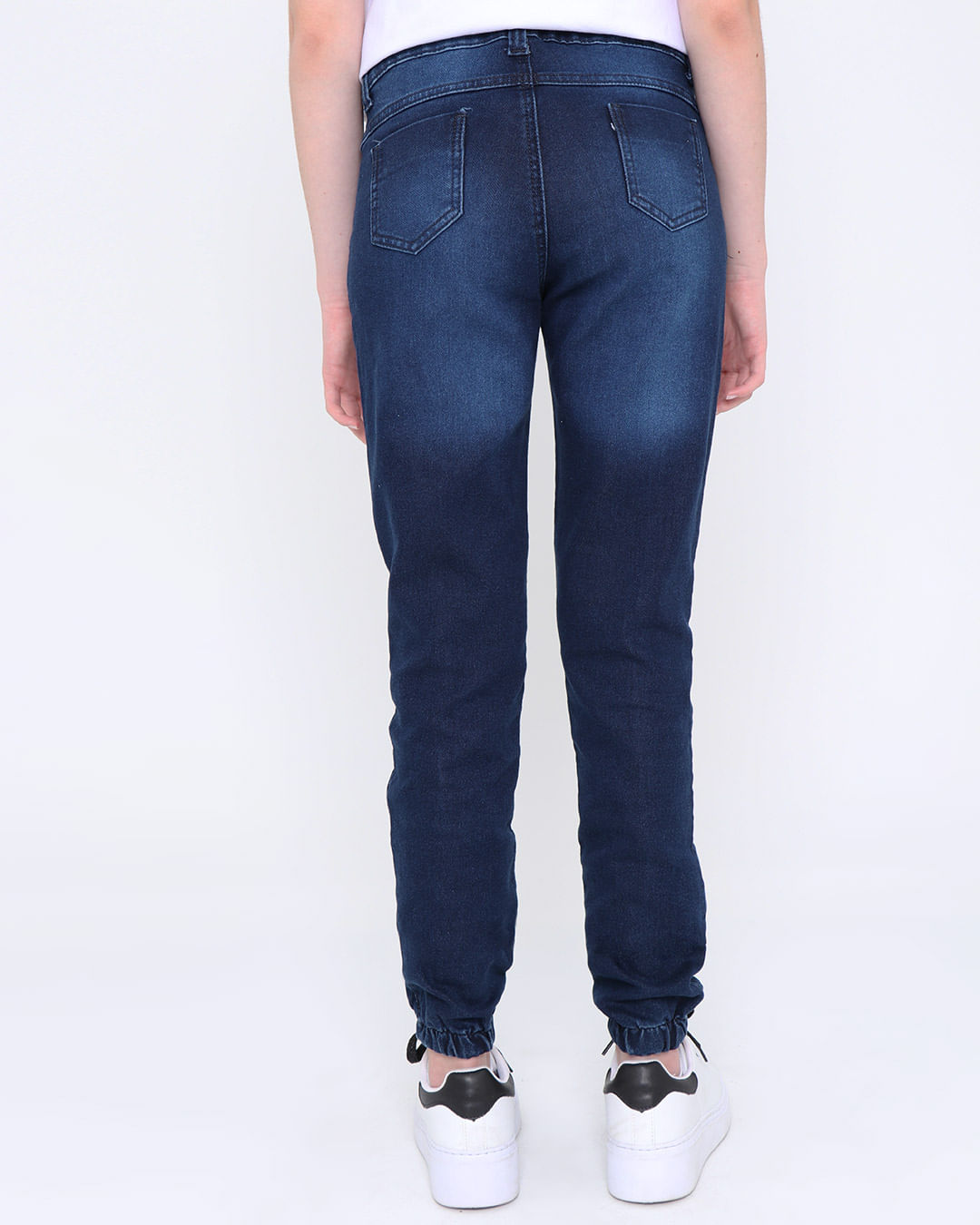 Calca-Jeans-Moletinho-Juvenil-Jogger-Azul