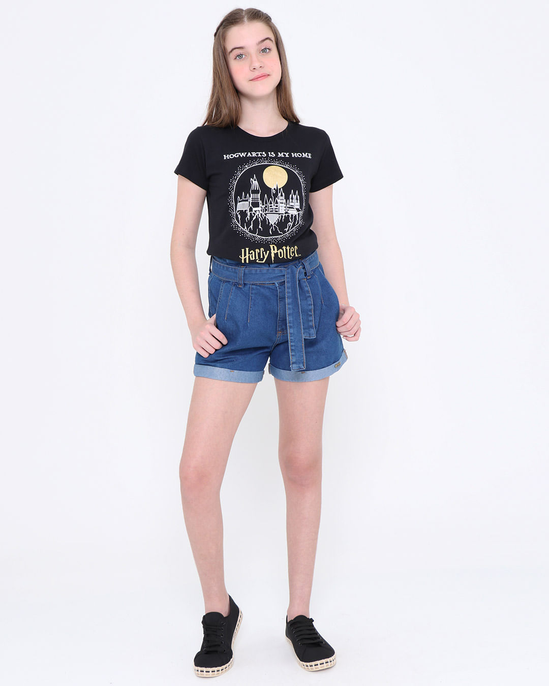 Short-Jeans-Juvenil-Clochard-Azul