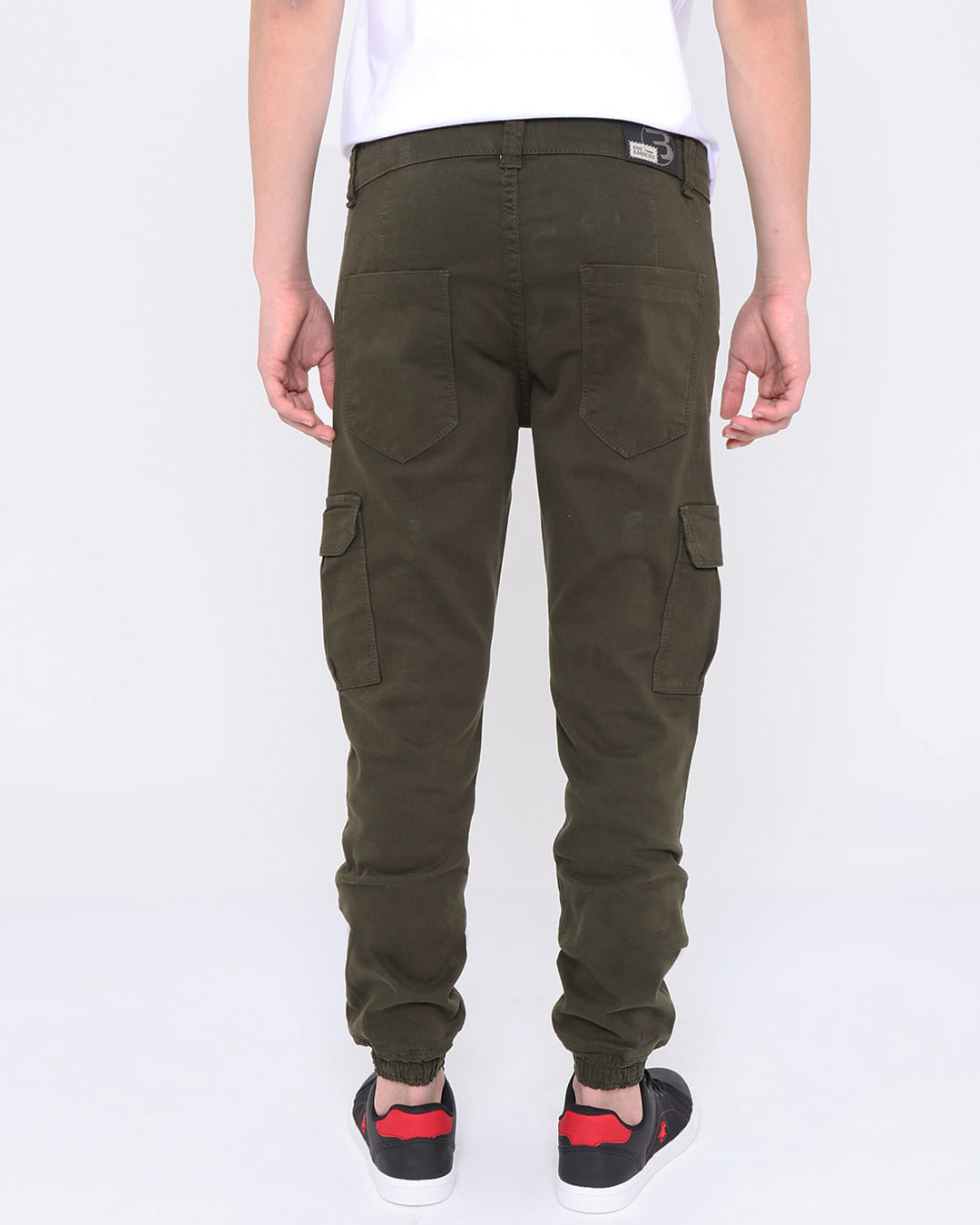 Calca-Sarja-Juvenil-Jogger-Cargo-Bob-Bandeira-Verde