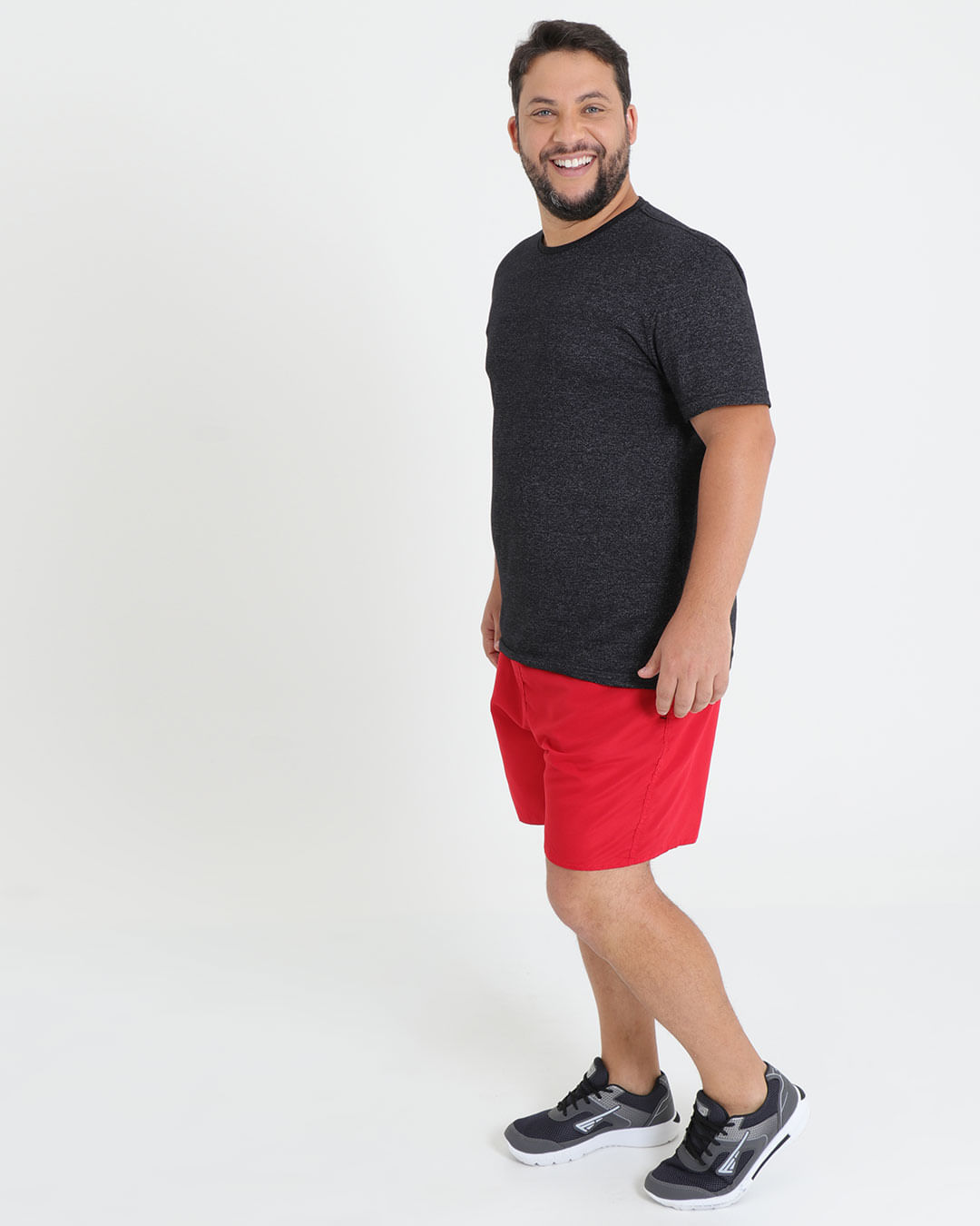 Bermuda-Masculina-Lisa-Vermelha