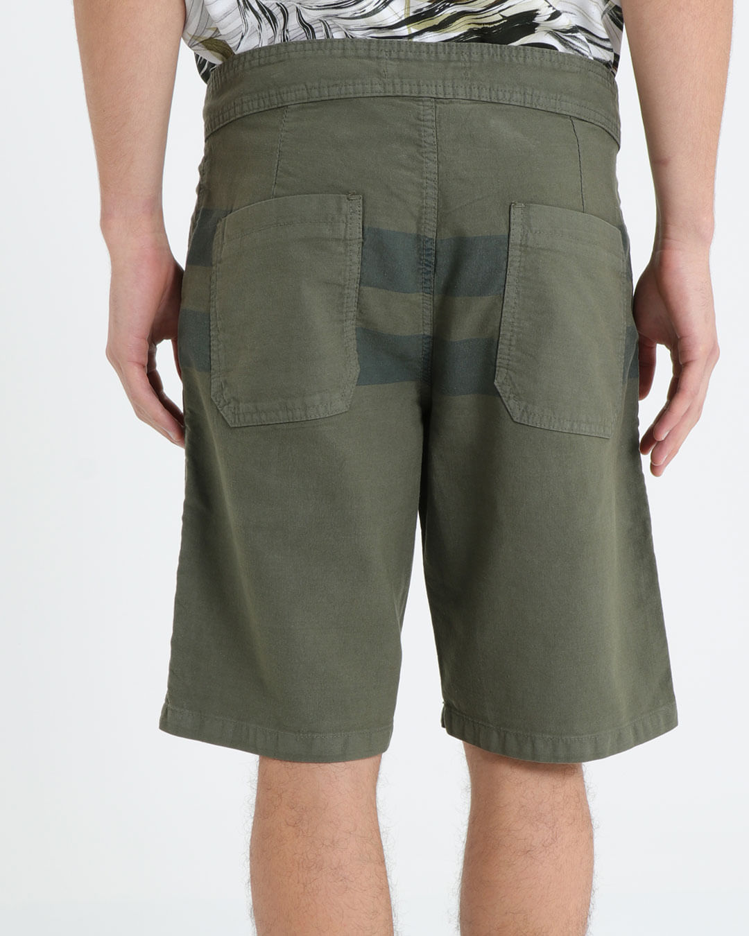 Bermuda-Sarja-Masculina-Listrada-Verde