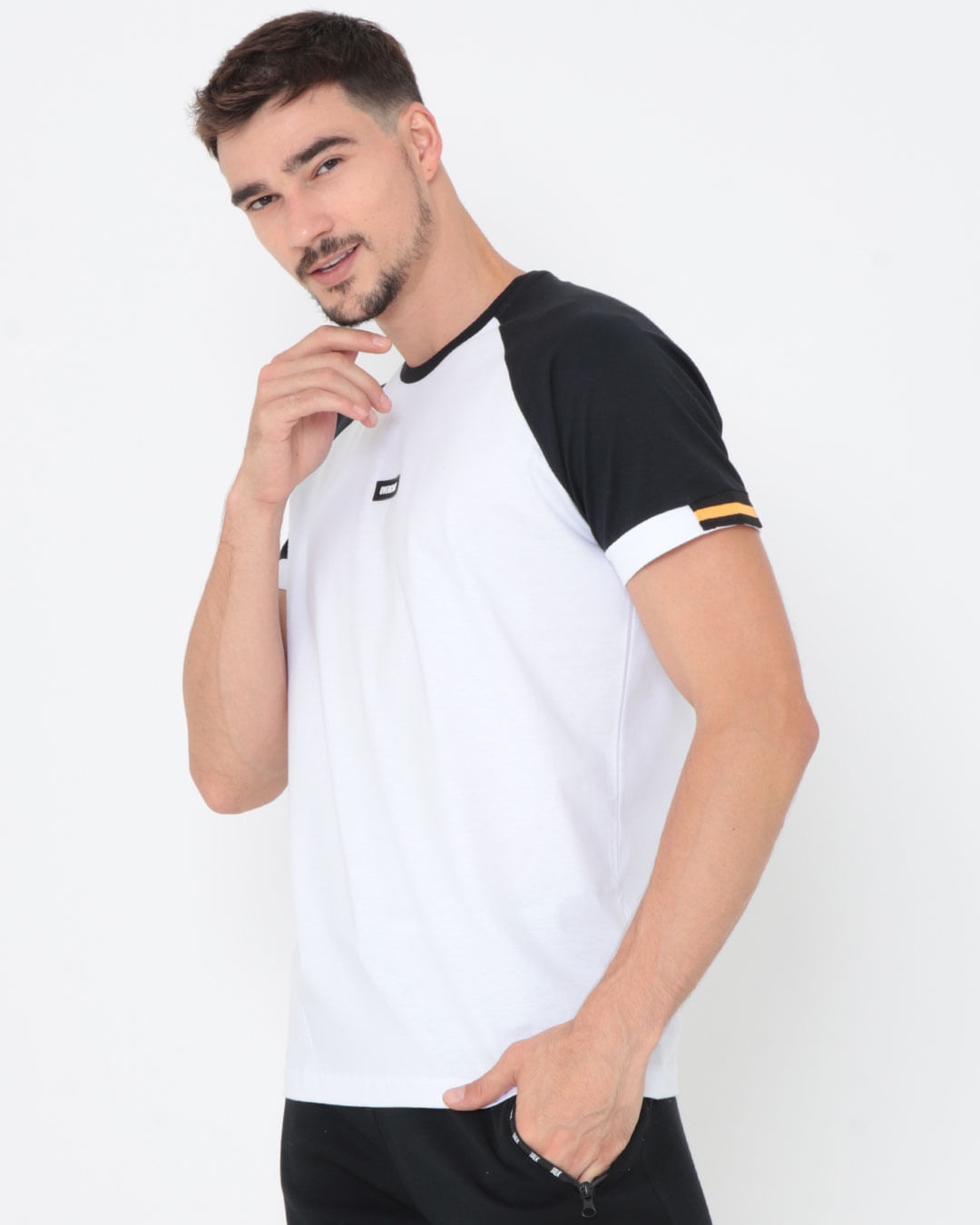 Camiseta-Raglan-Estampa-Costas-Mescla-Branca