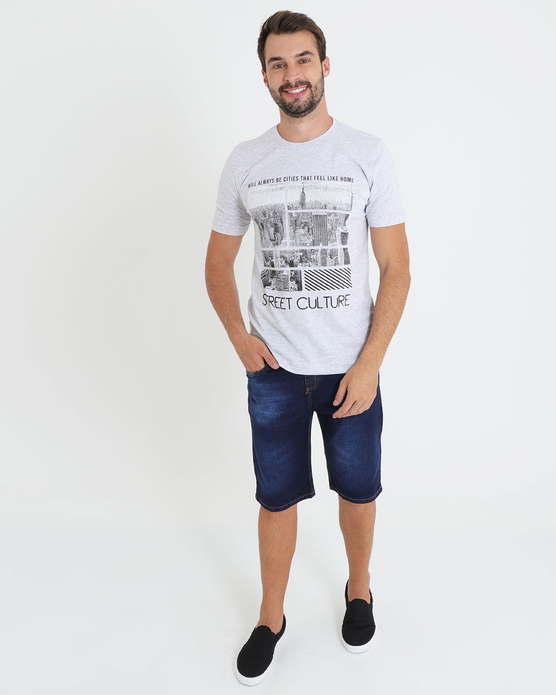 Bermuda-Masculina-Reta-Paradox-Jeans-Azul-Escuro