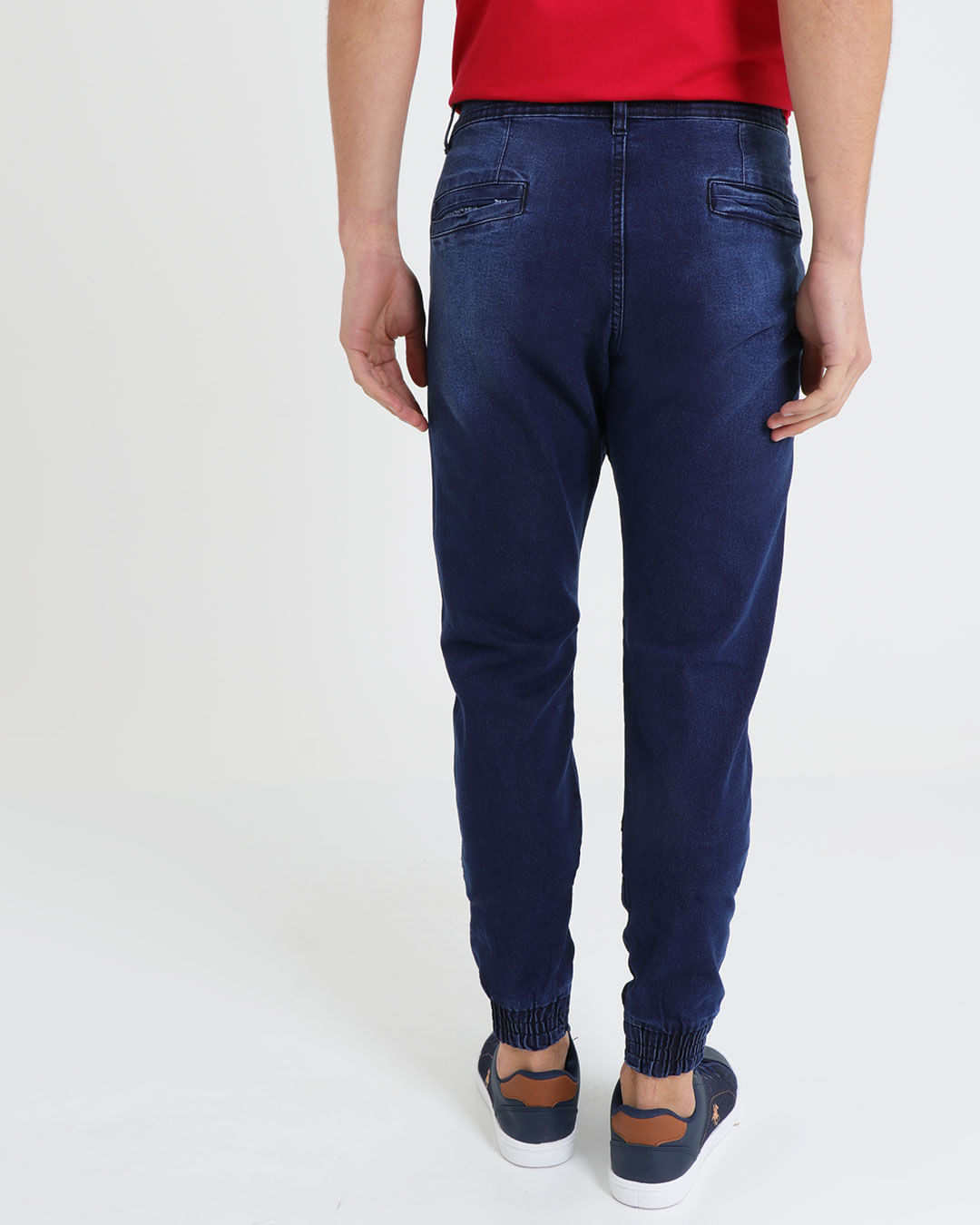 Calca-Jeans-Masculina-Jogger-Azul