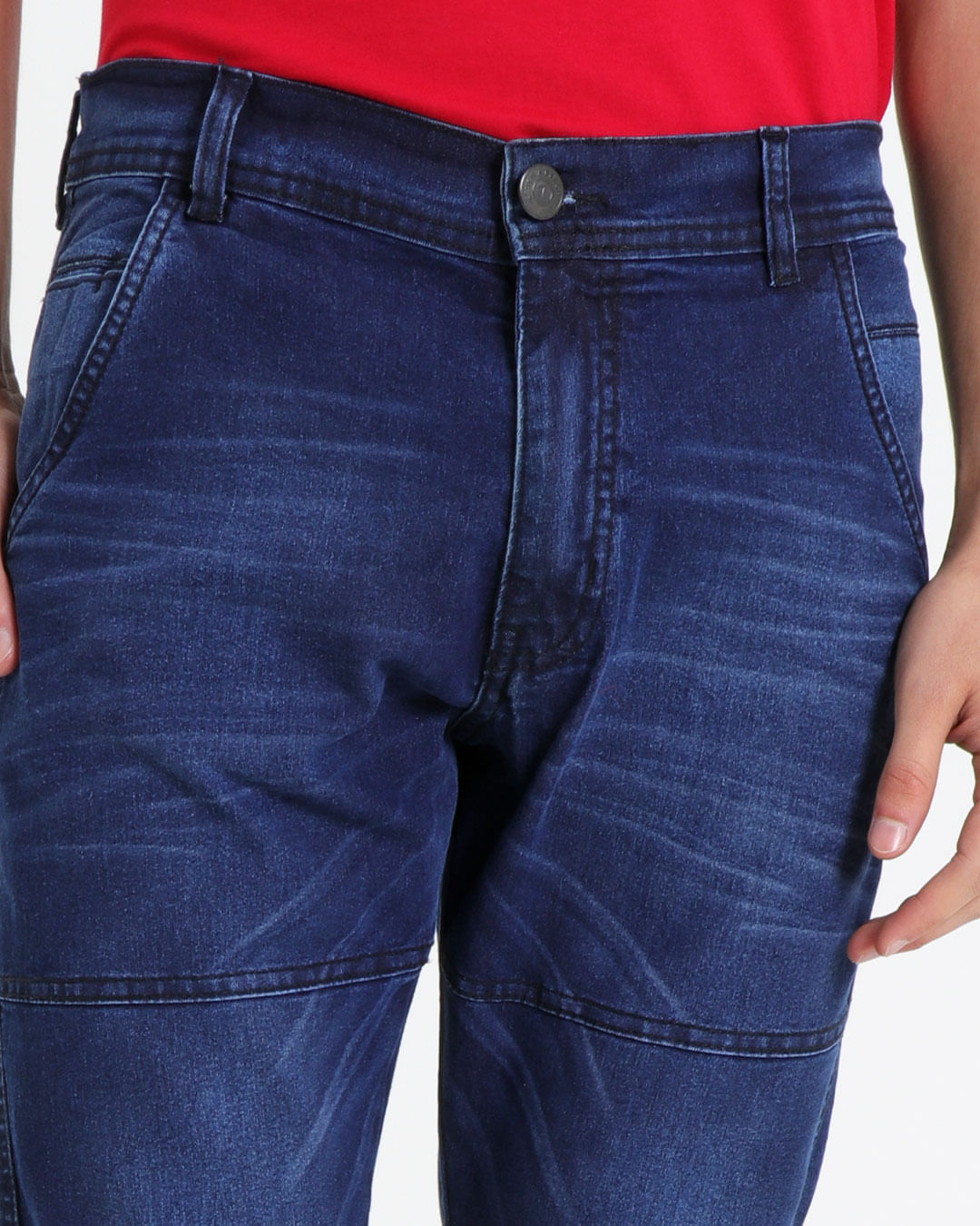 Calca-Jeans-Masculina-Jogger-Azul