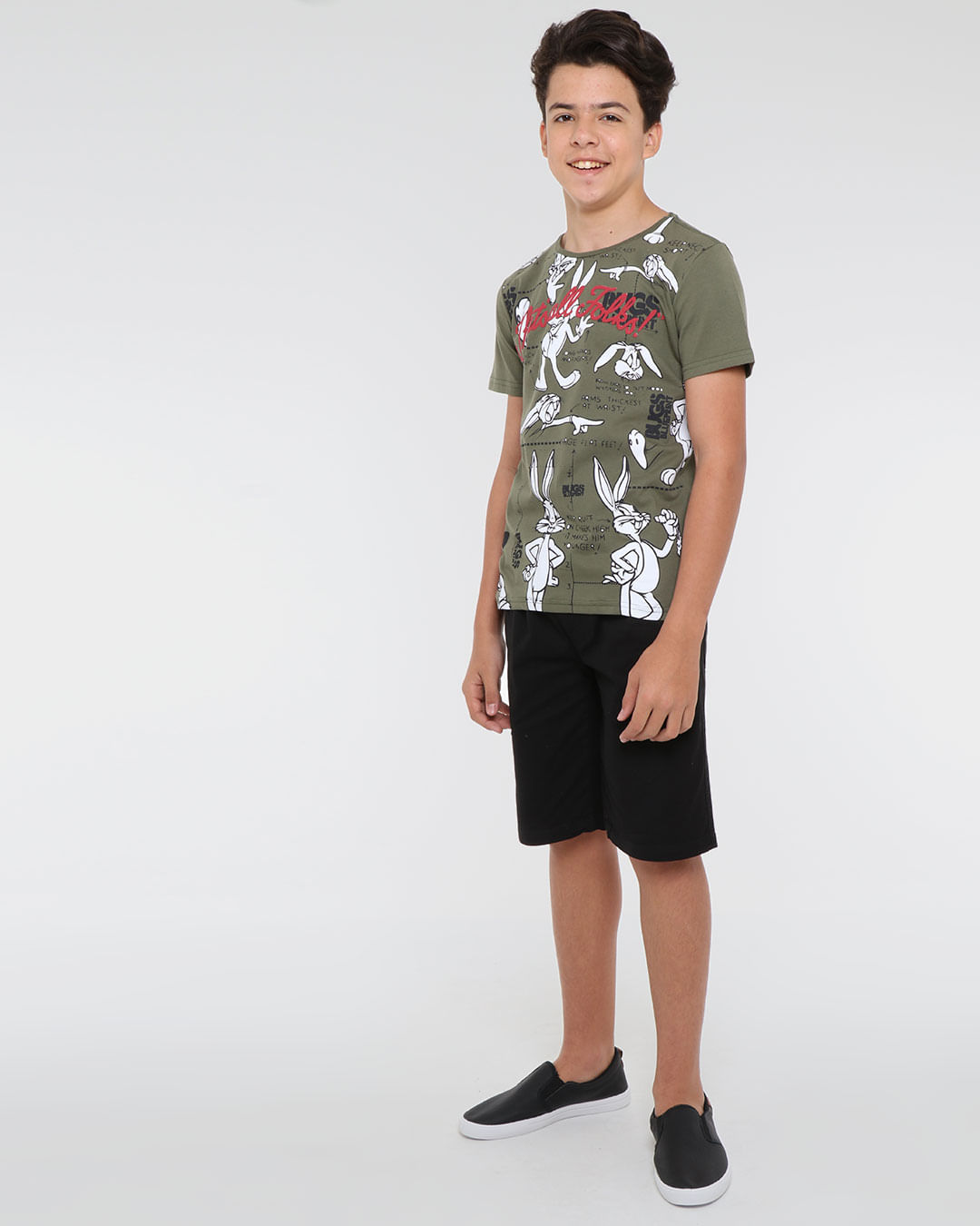 Camiseta-Juvenil-Pernalonga-That-S-All-Folks-Verde