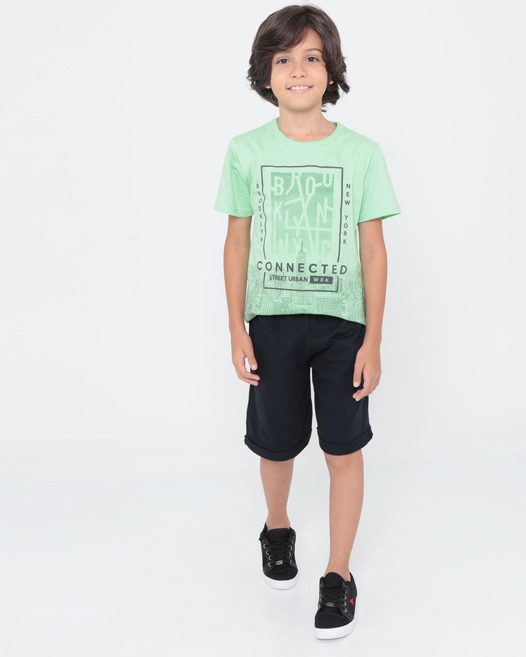 Conjunto-Infantil-Manga-Curta-Estampa-Brooklyn-Verde