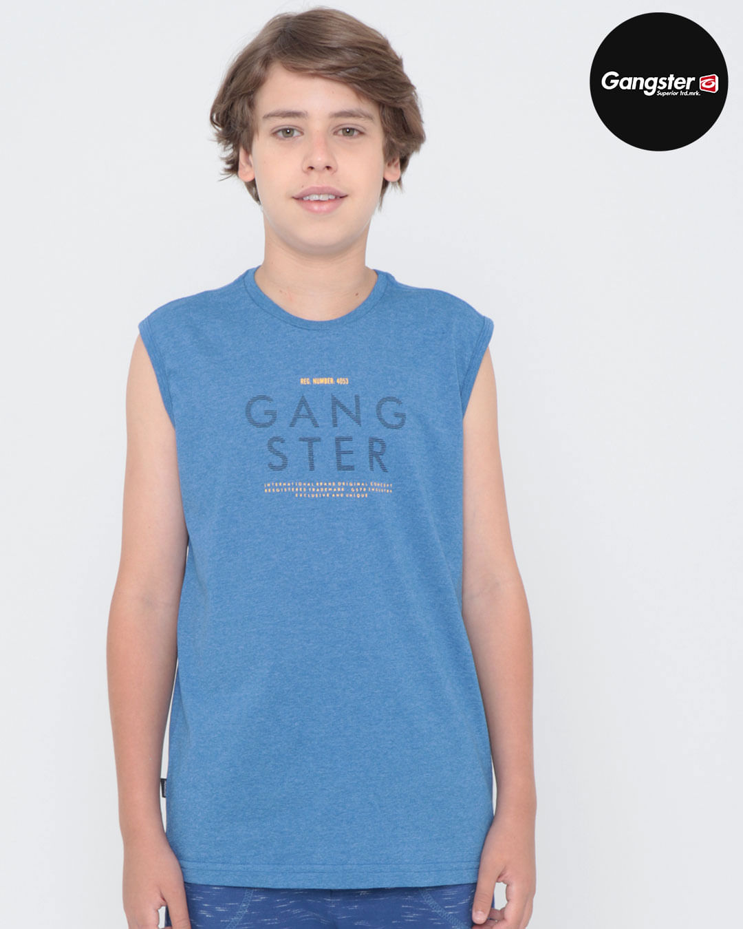 Regata-Juvenil-Estampada-Gangster-Azul