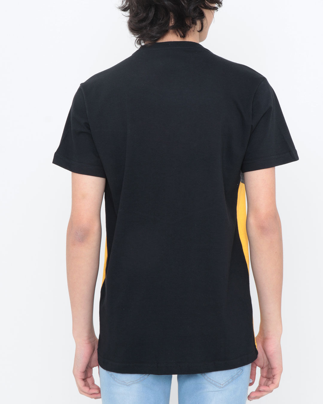 Camiseta-Juvenil-Recortes-Gangster-Preta