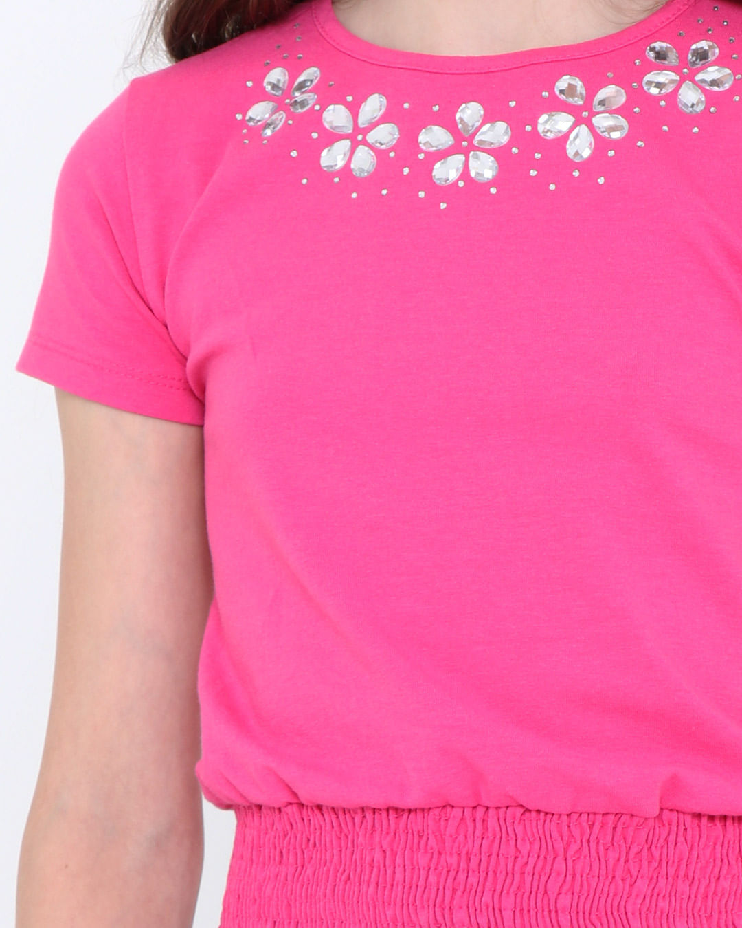 Blusa-Infantil-Barra-Lastex-Pedraria-Rosa
