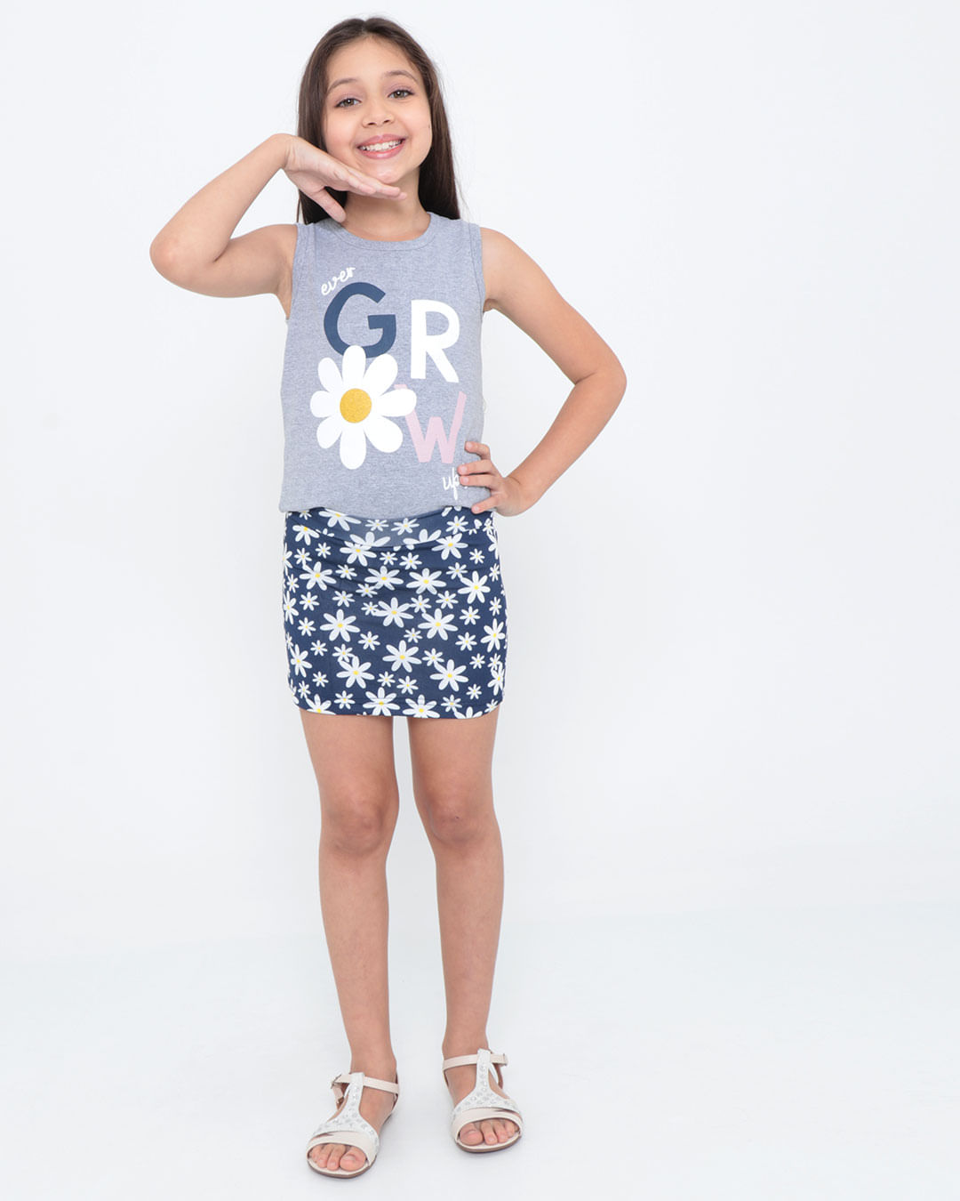 Conjunto-Infantil-Estampa-Margarida-Cinza