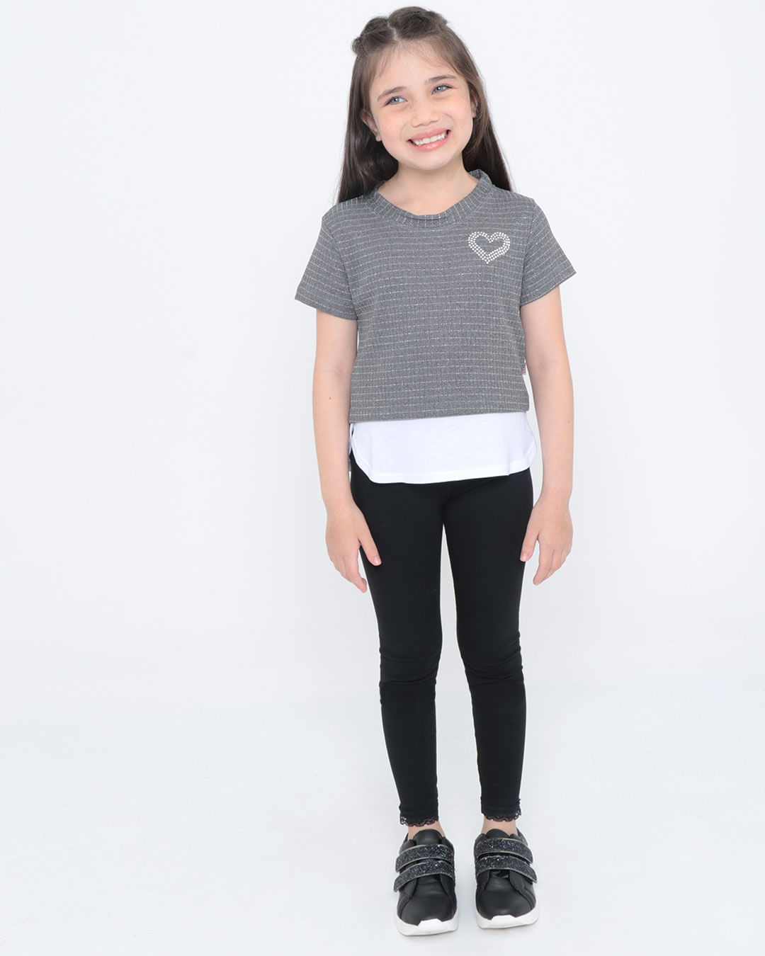 Blusa-Infantil-Canelada-Lurex-Cinza