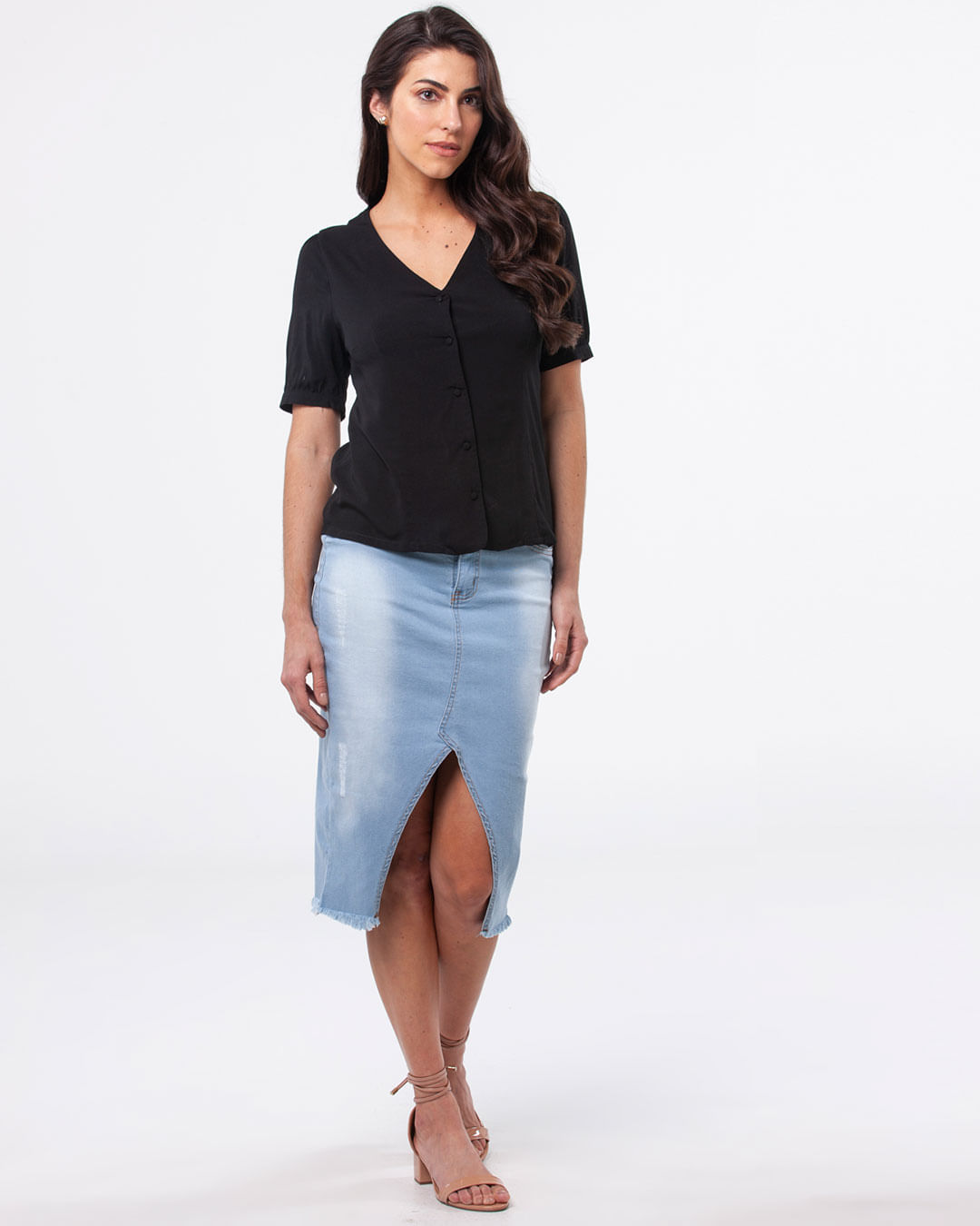 Saia-Jeans-Longa-Fenda-Azul-Claro