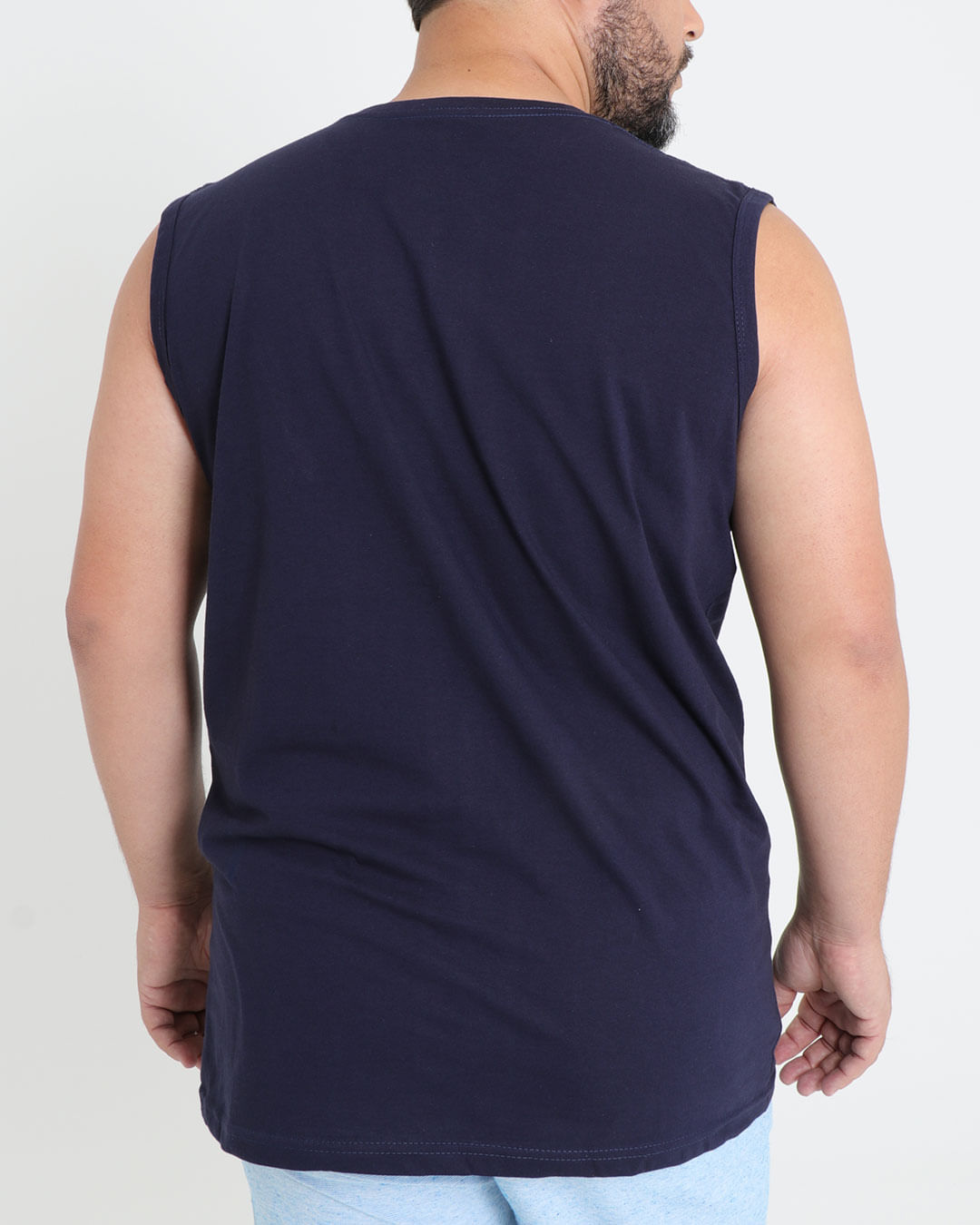 Regata-Masculina-Plus-Size-Basica-Azul-Marinho