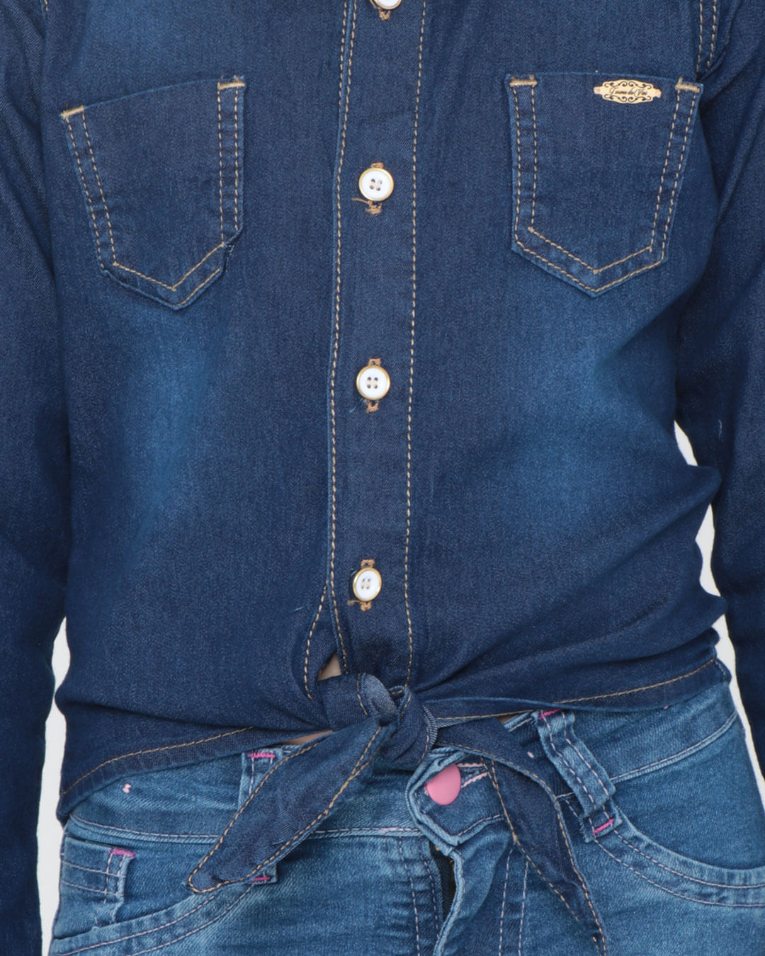 Camisa-Infantil-Jeans-No-Azul-Escuro