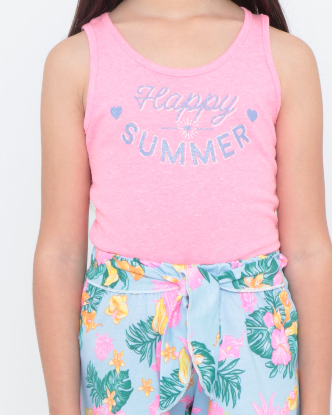 Conjunto-Infantil-Summer-Floral-Rosa