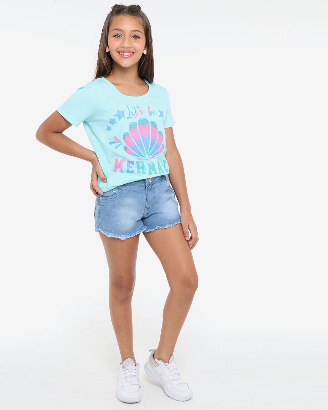 Short-Jeans-Juvenil-Barra-Desfiada-Azul