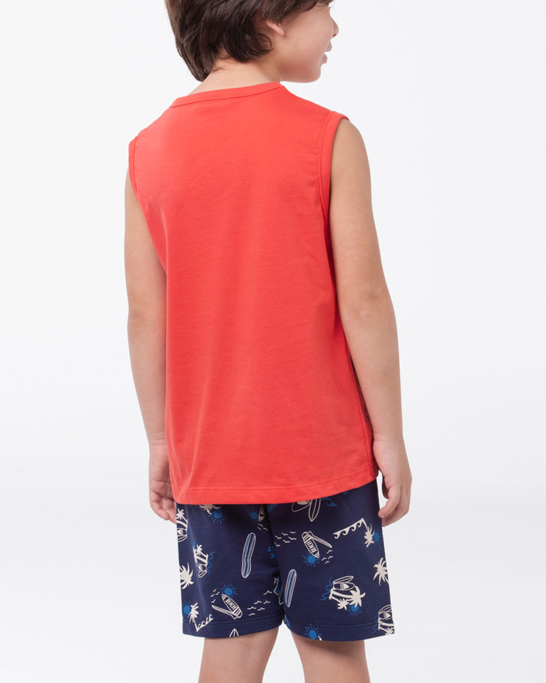 Conjunto-Infantil-Regata-Estampa-Surf-Vermelho