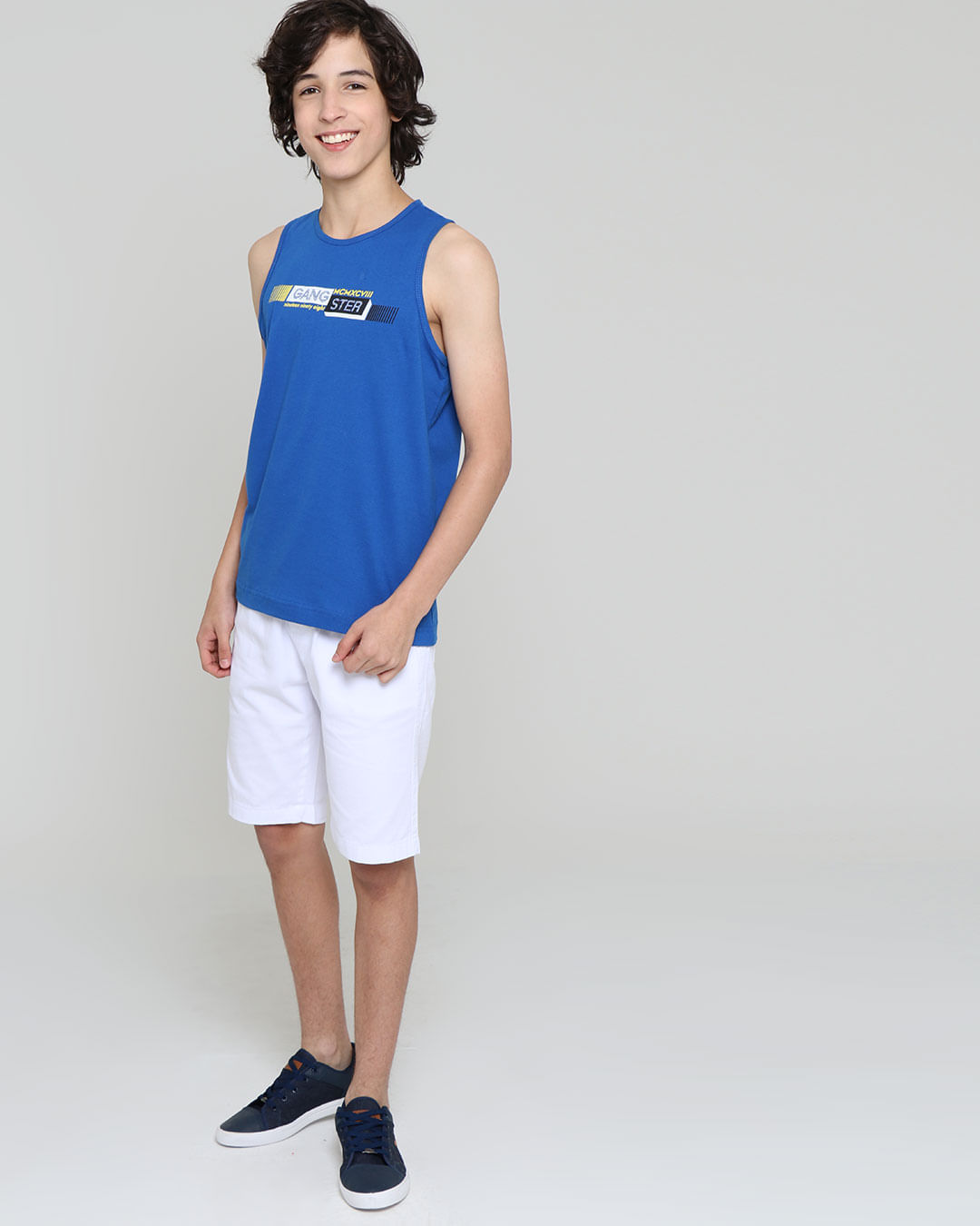 Regata-Juvenil-Estampada-Gangster-Azul