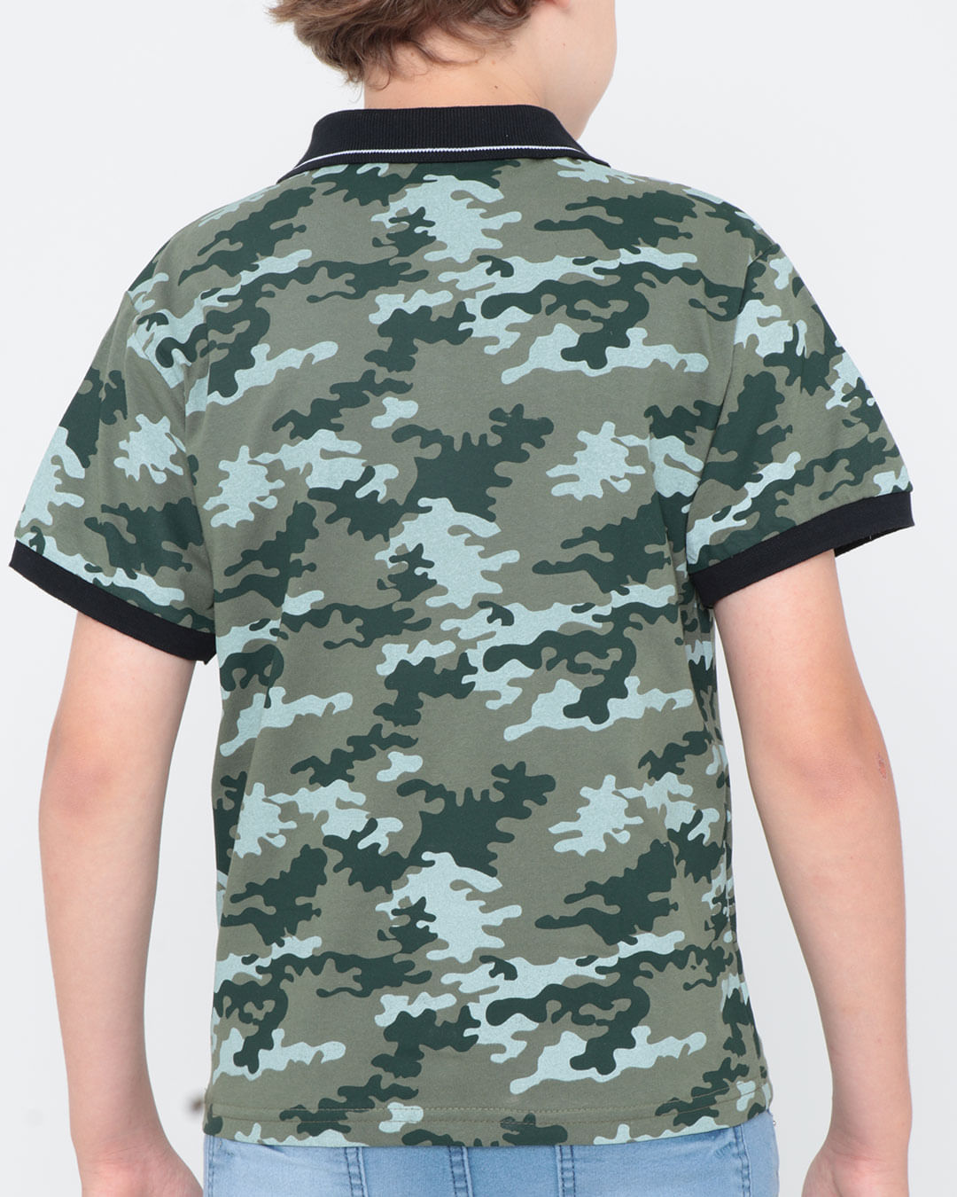 Polo-Juvenil-Camuflada-Verde-Militar