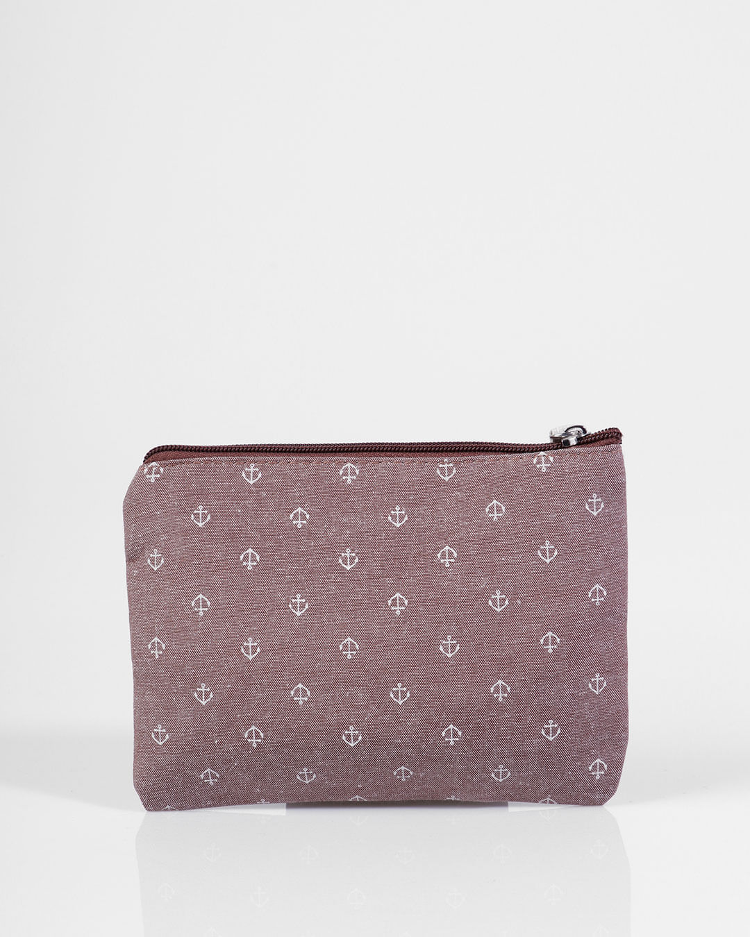 Necessaire-2010-Pequena-Estampada---Marrom-Medio