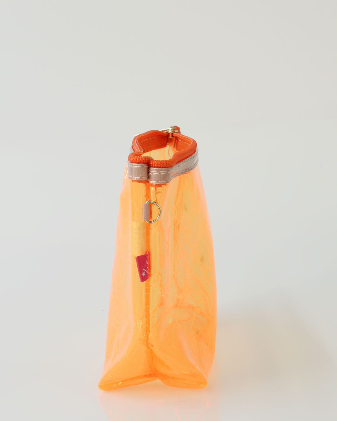 Necessaire-Transparente-Coracoes-Laranja