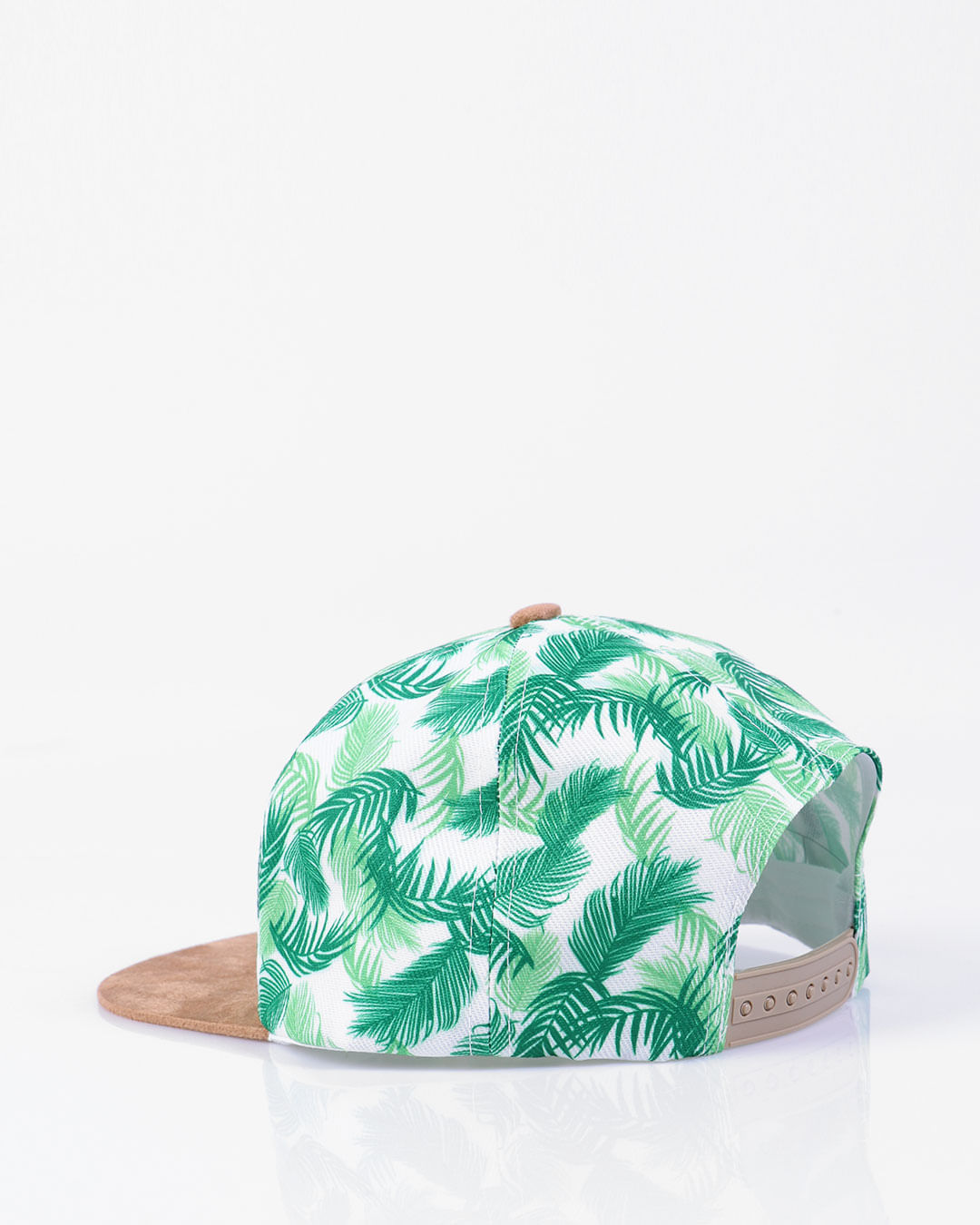 Bone-Infantil-Estampa-Folhas-Verde