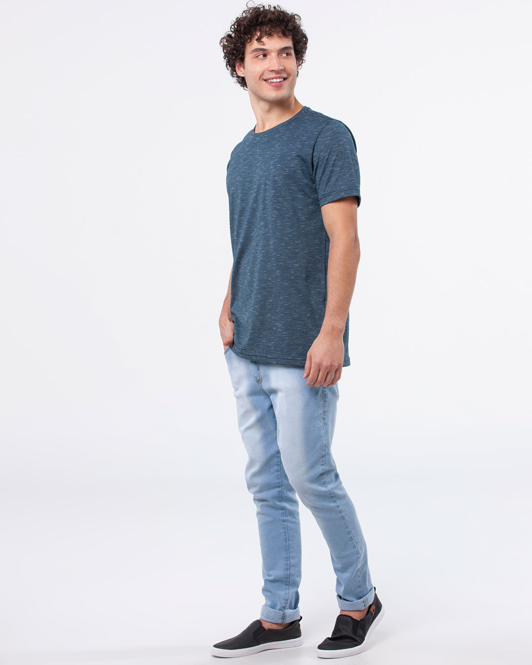 Camiseta-Basica-Mescla-Azul
