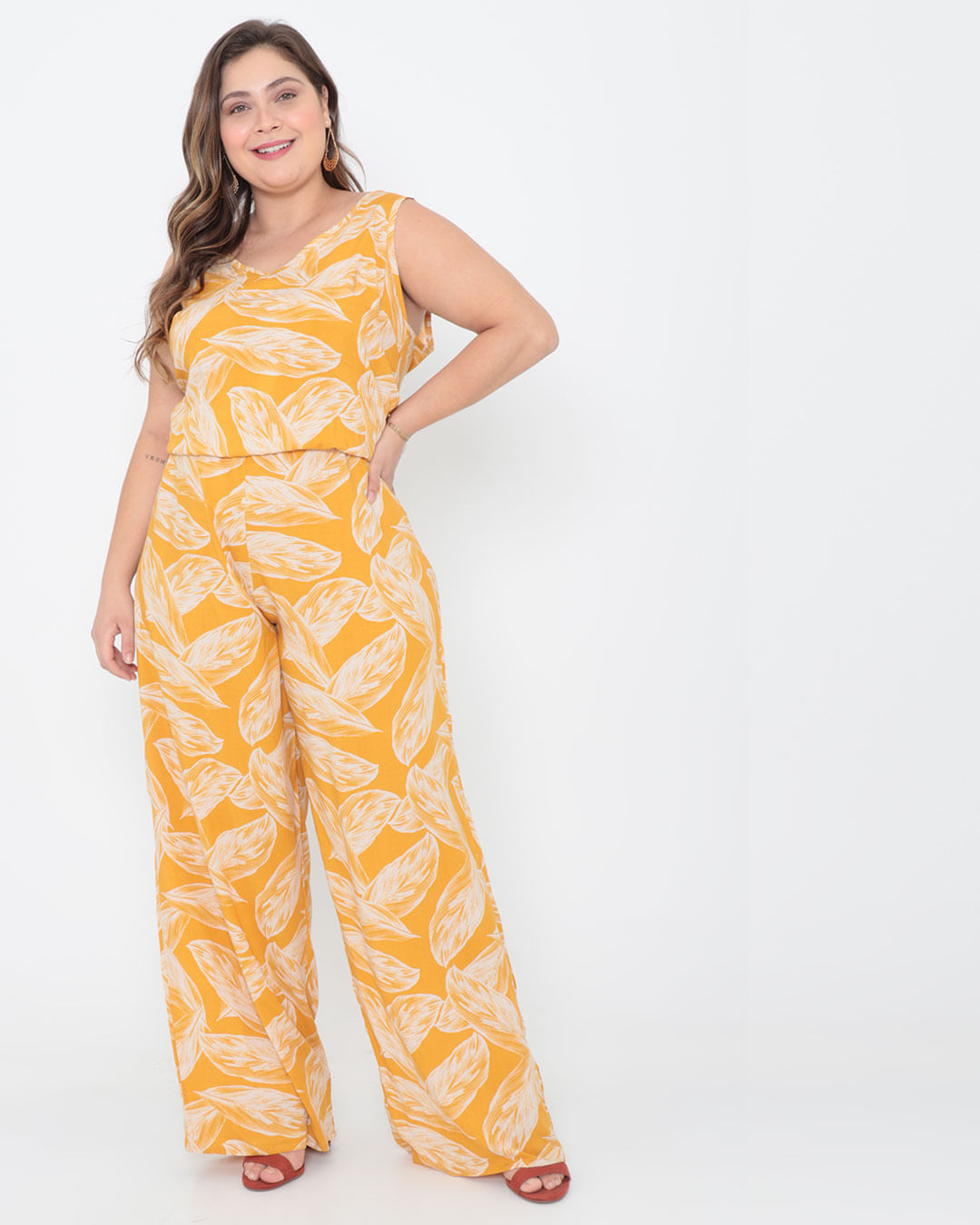 Macacao-7229-Estampado-Longo---Amarelo-Floral