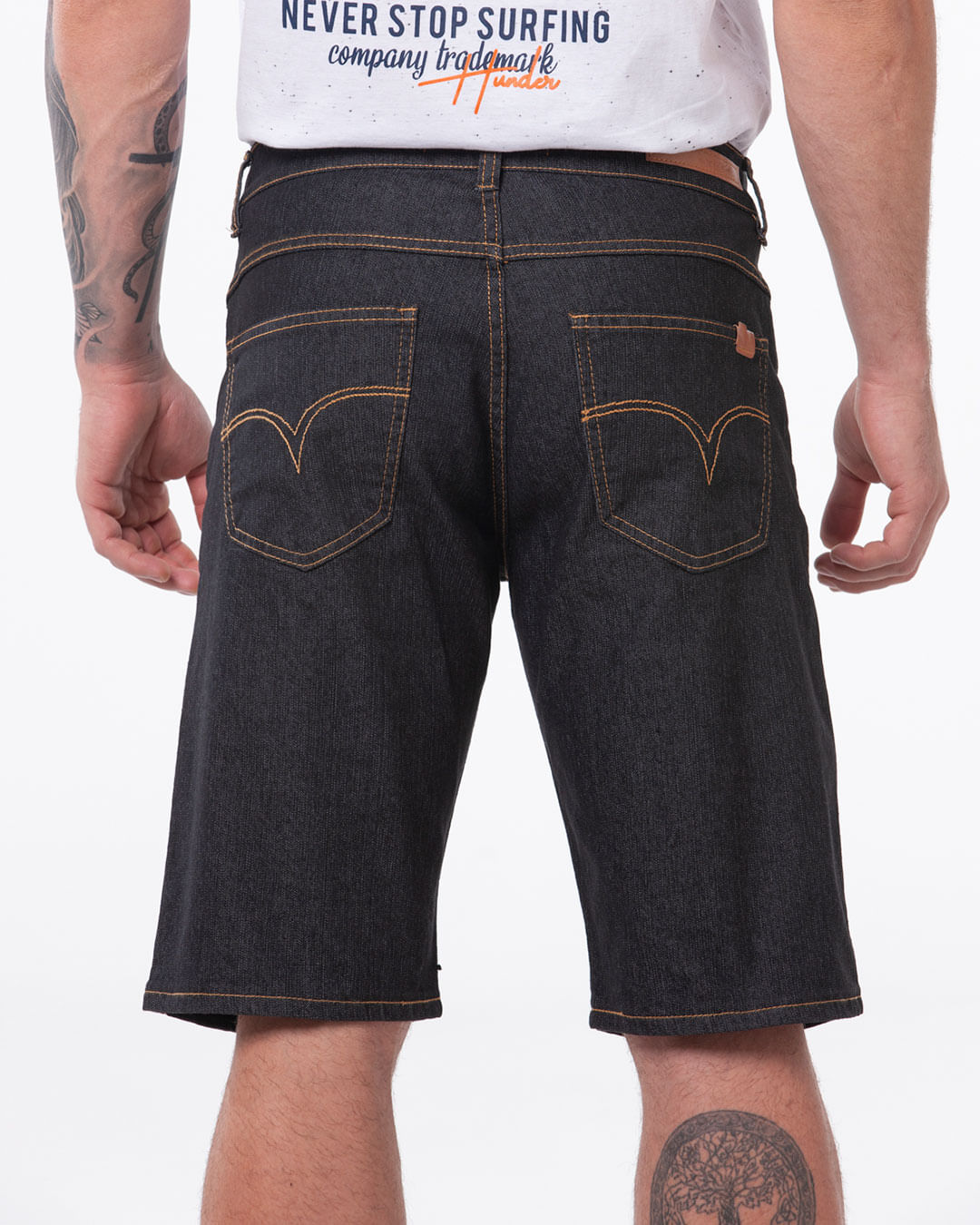 Bermuda-Jeans-Masculina-Basica-Azul-Escuro