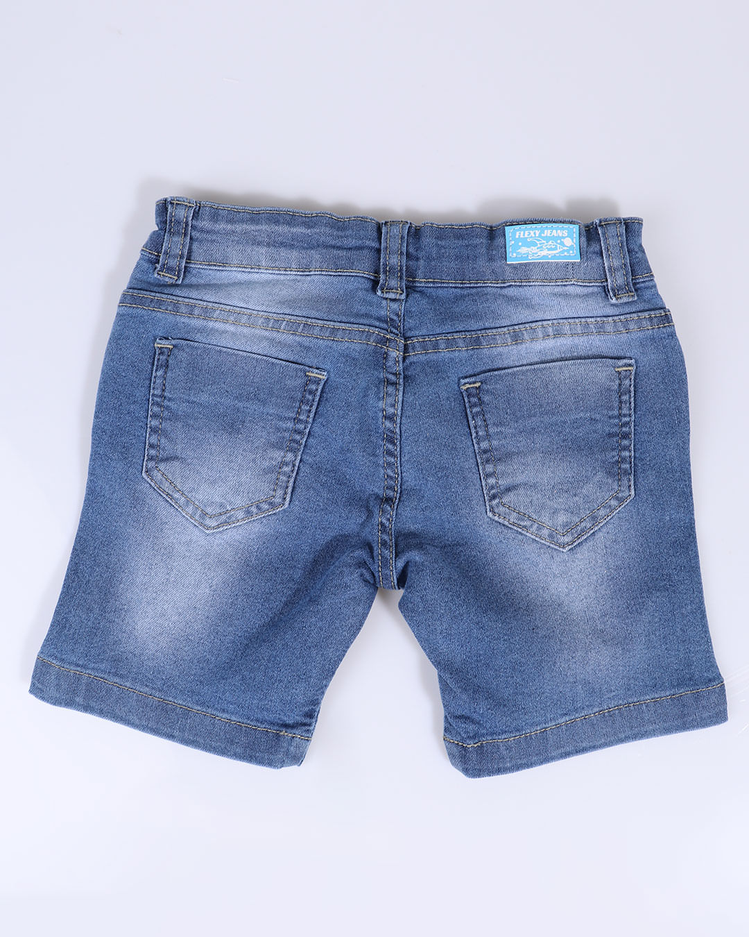 Bermuda-Jeans-Bebe-Destroyed-Azul