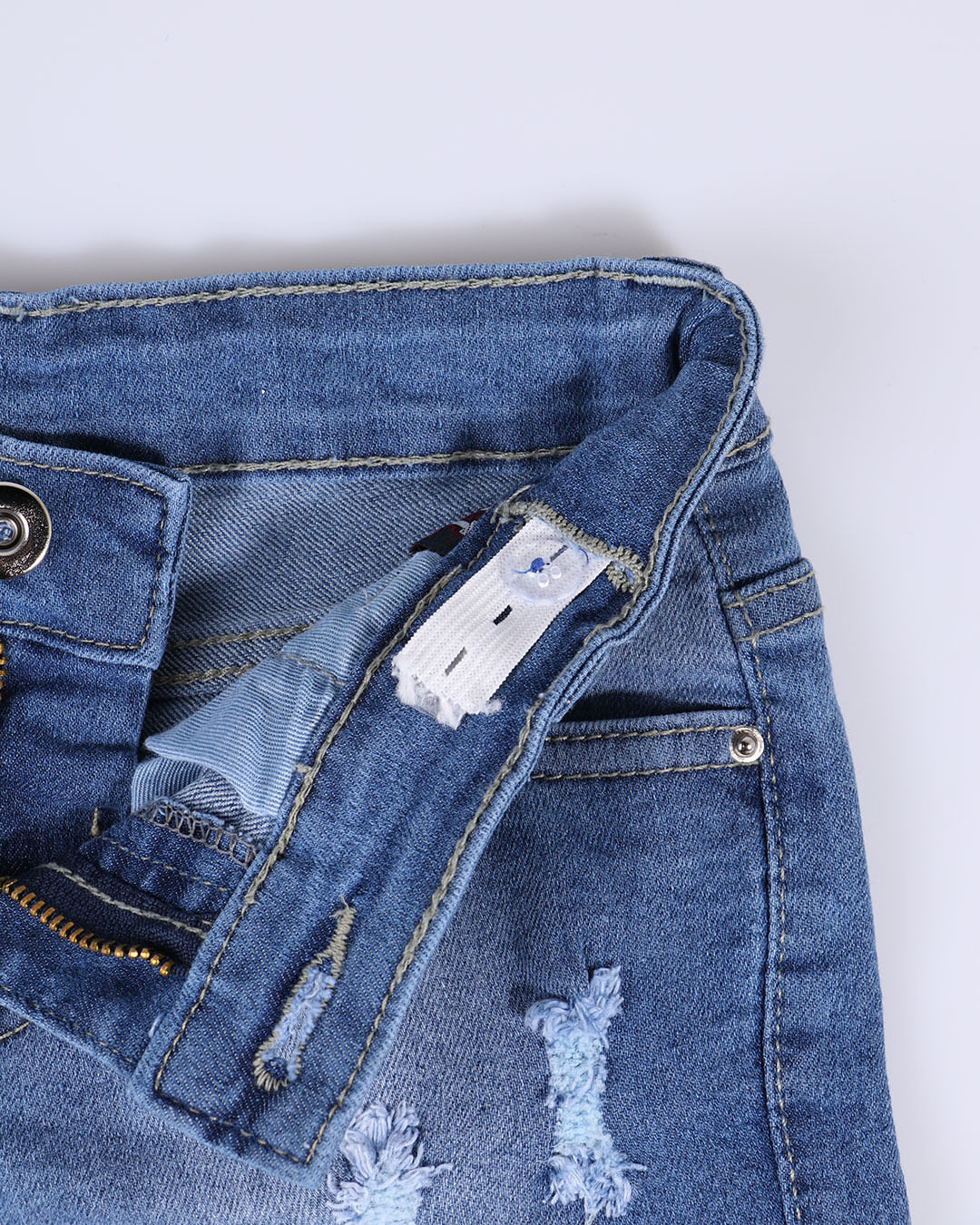 Bermuda-Jeans-Bebe-Destroyed-Azul