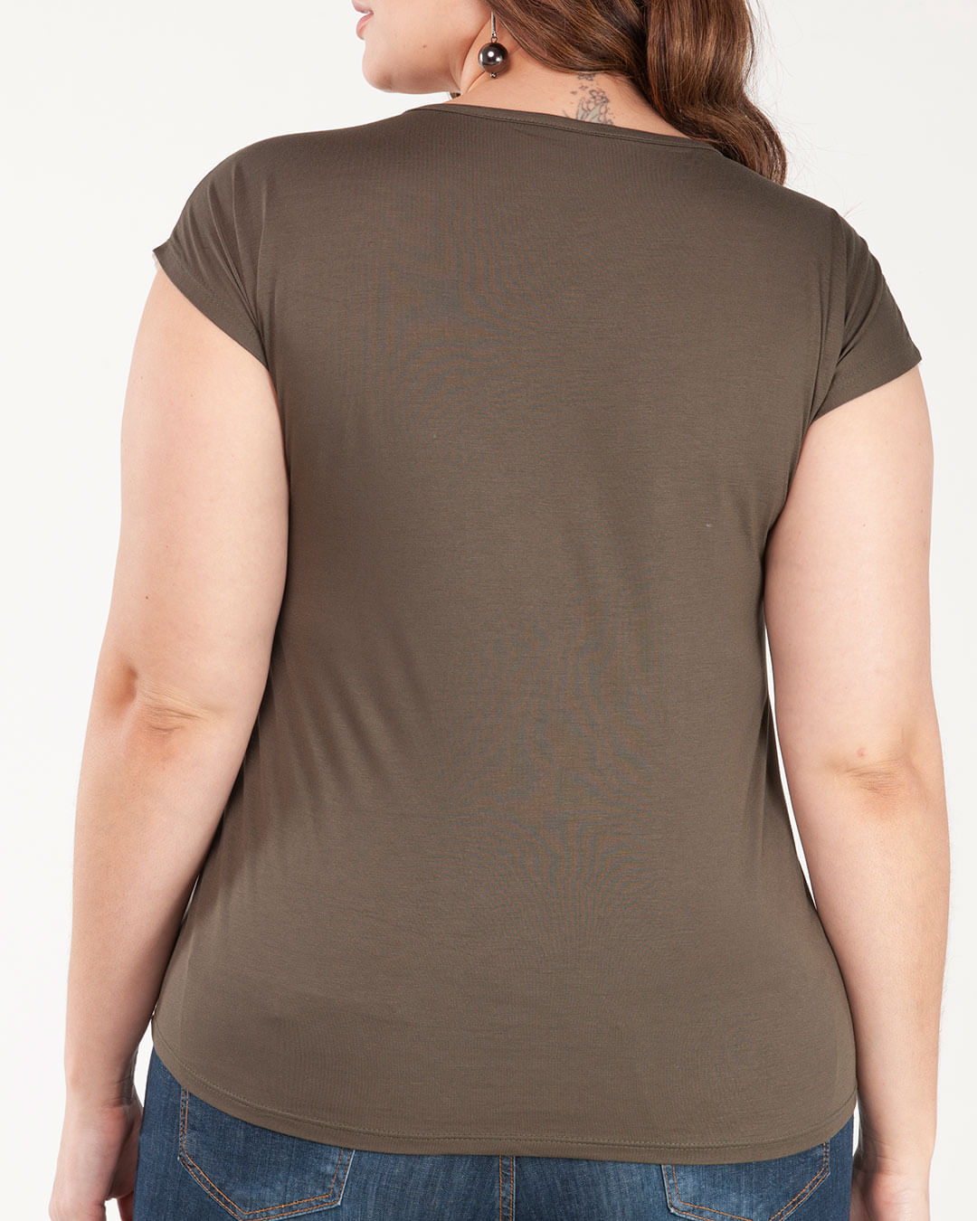 Blusa-Plus-Size-Estampa-Floral-Verde-Musgo