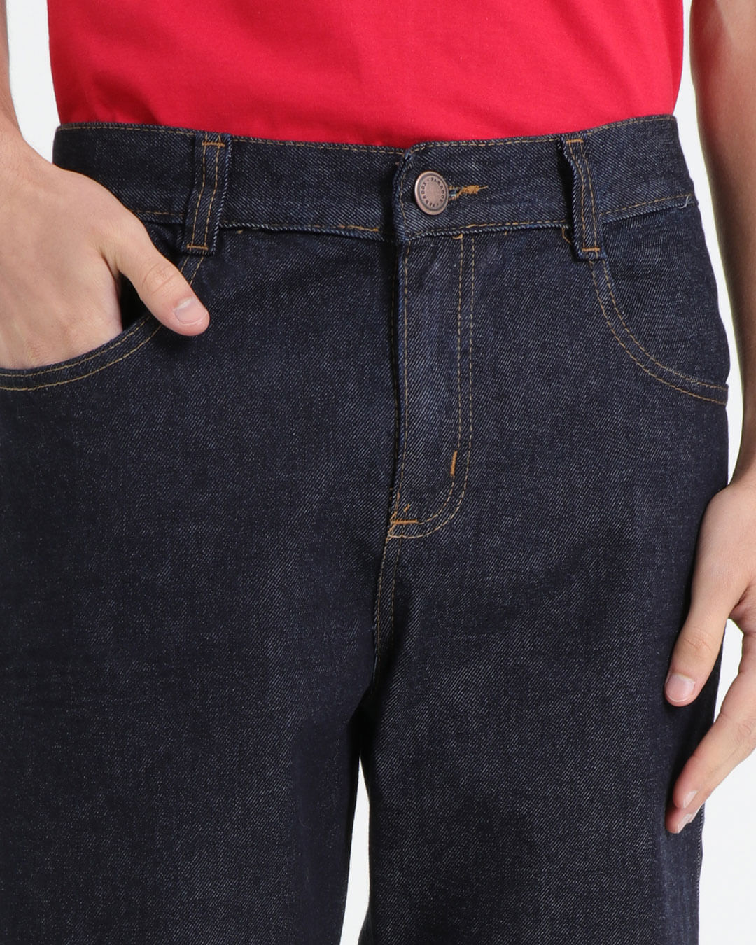 Bermuda-Jeans-Masculina-Preta