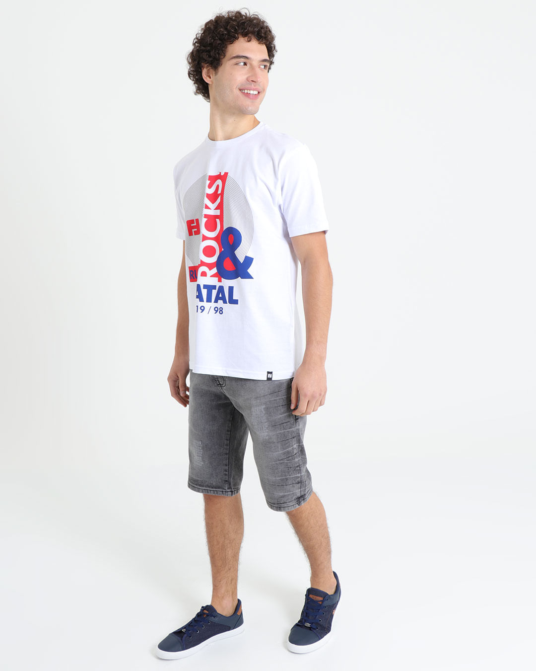 Bermuda-Jeans-Masculina-Preta