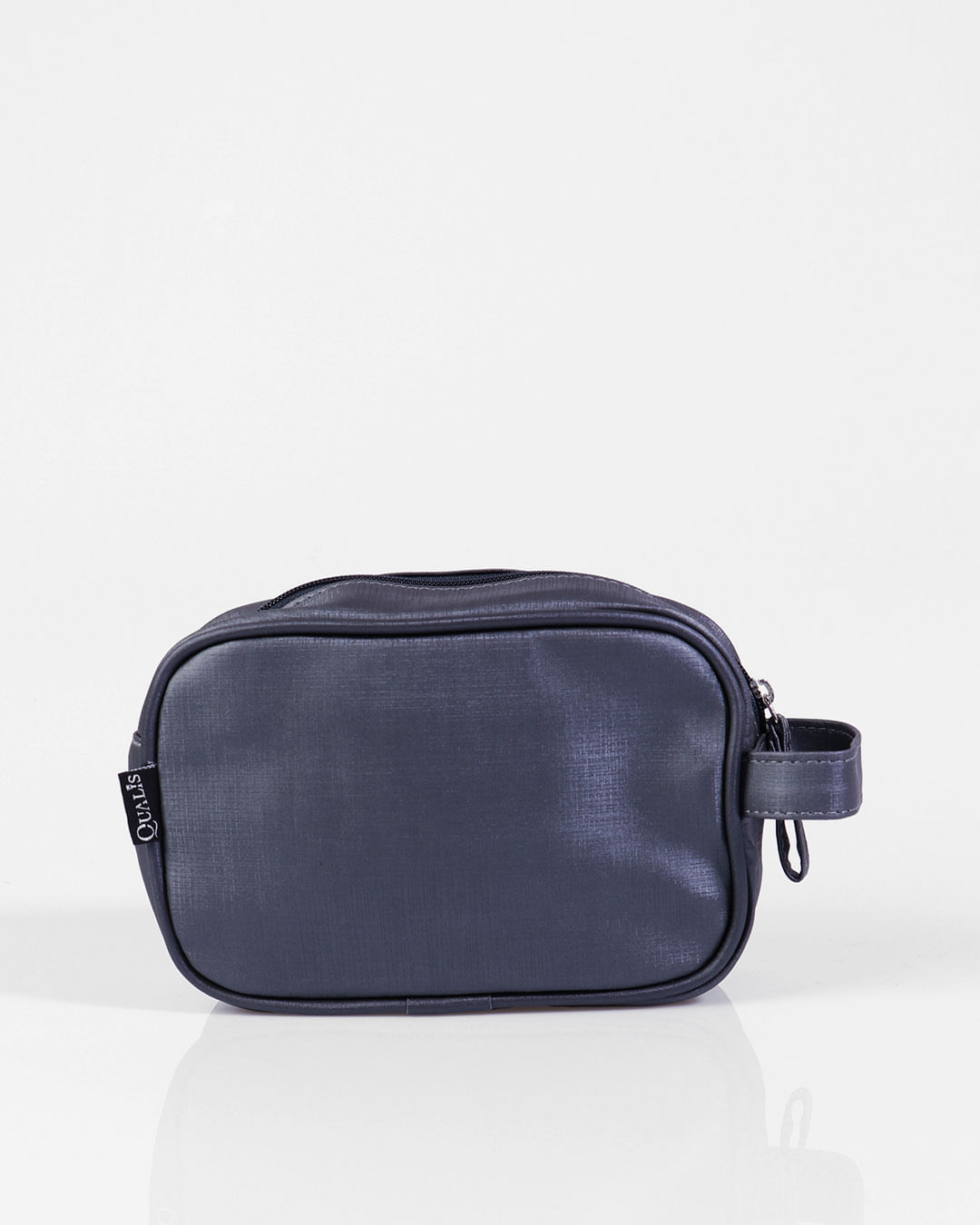 Necessaire-Lisa-Textura-Cinza-Chumbo