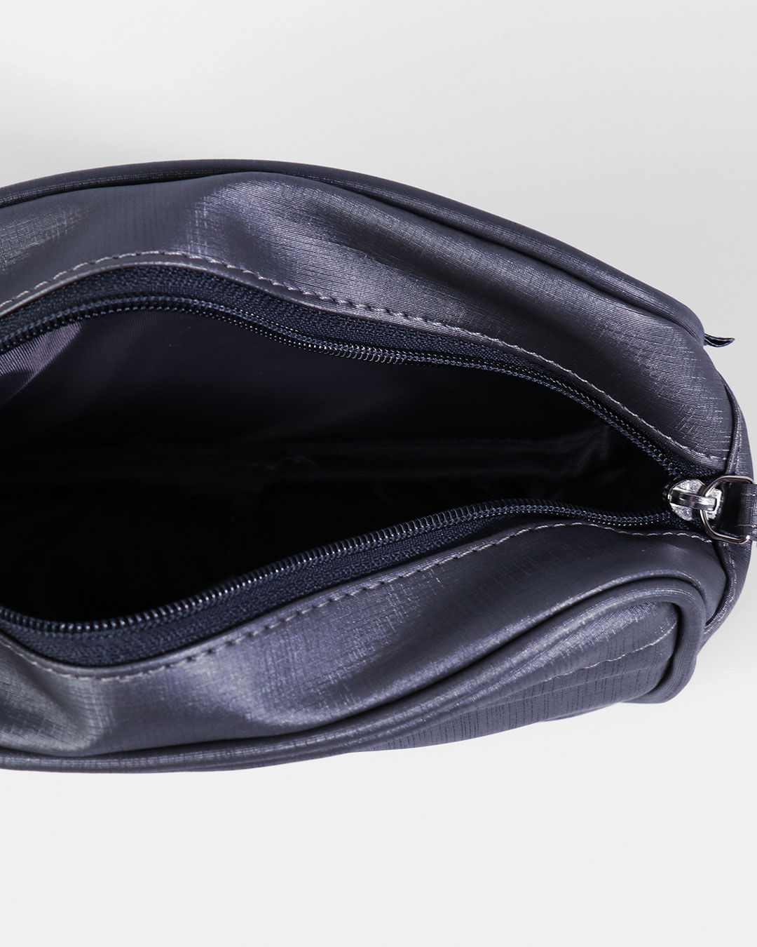 Necessaire-Lisa-Textura-Cinza-Chumbo