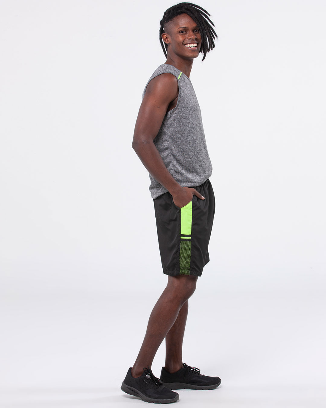 Bermuda-Masculina-Fitness-Recorte-Chumbo